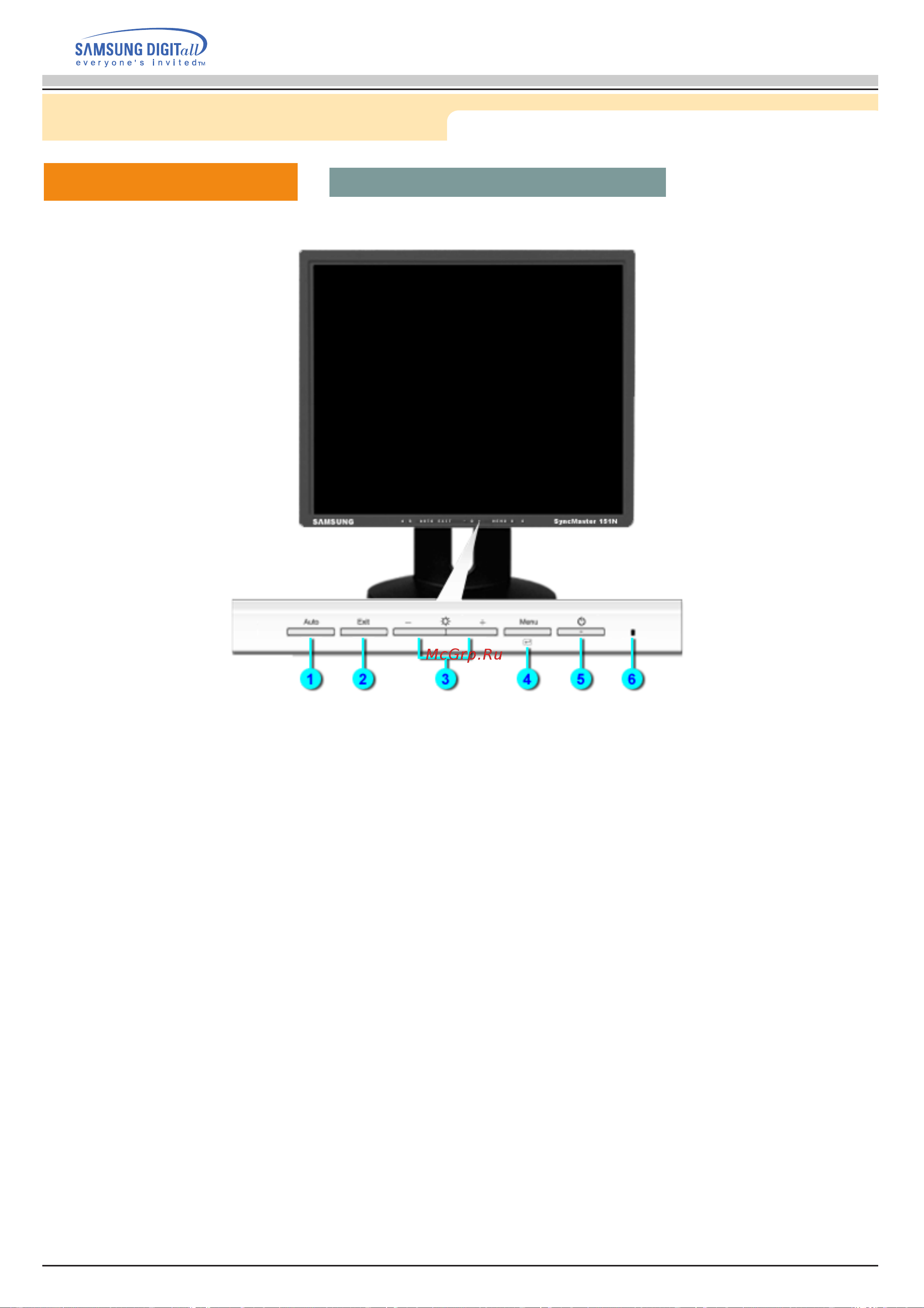 Samsung 151BM [14/60] Введение