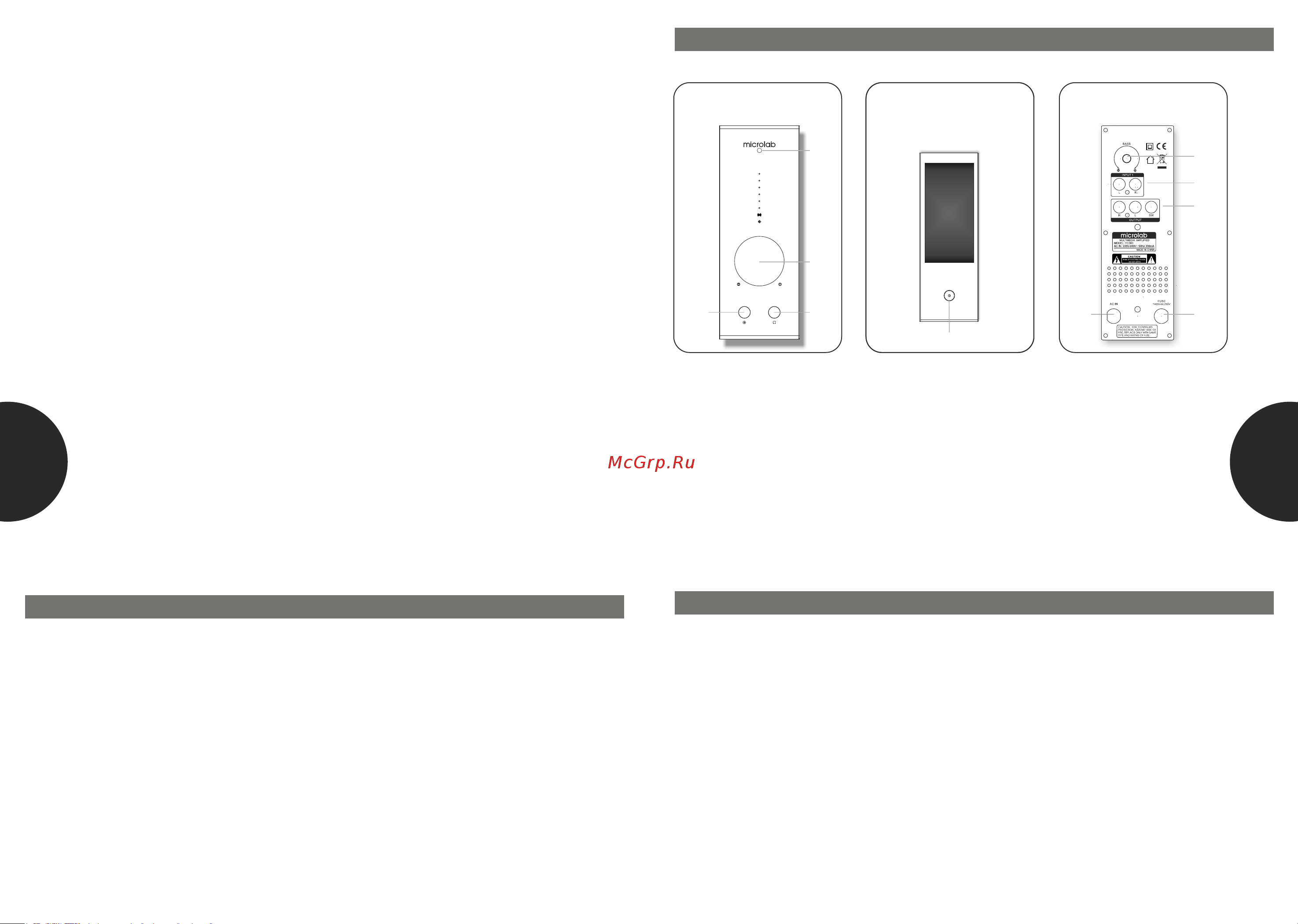 Microlab FC 360 2.1 [9/10] Gorny panel