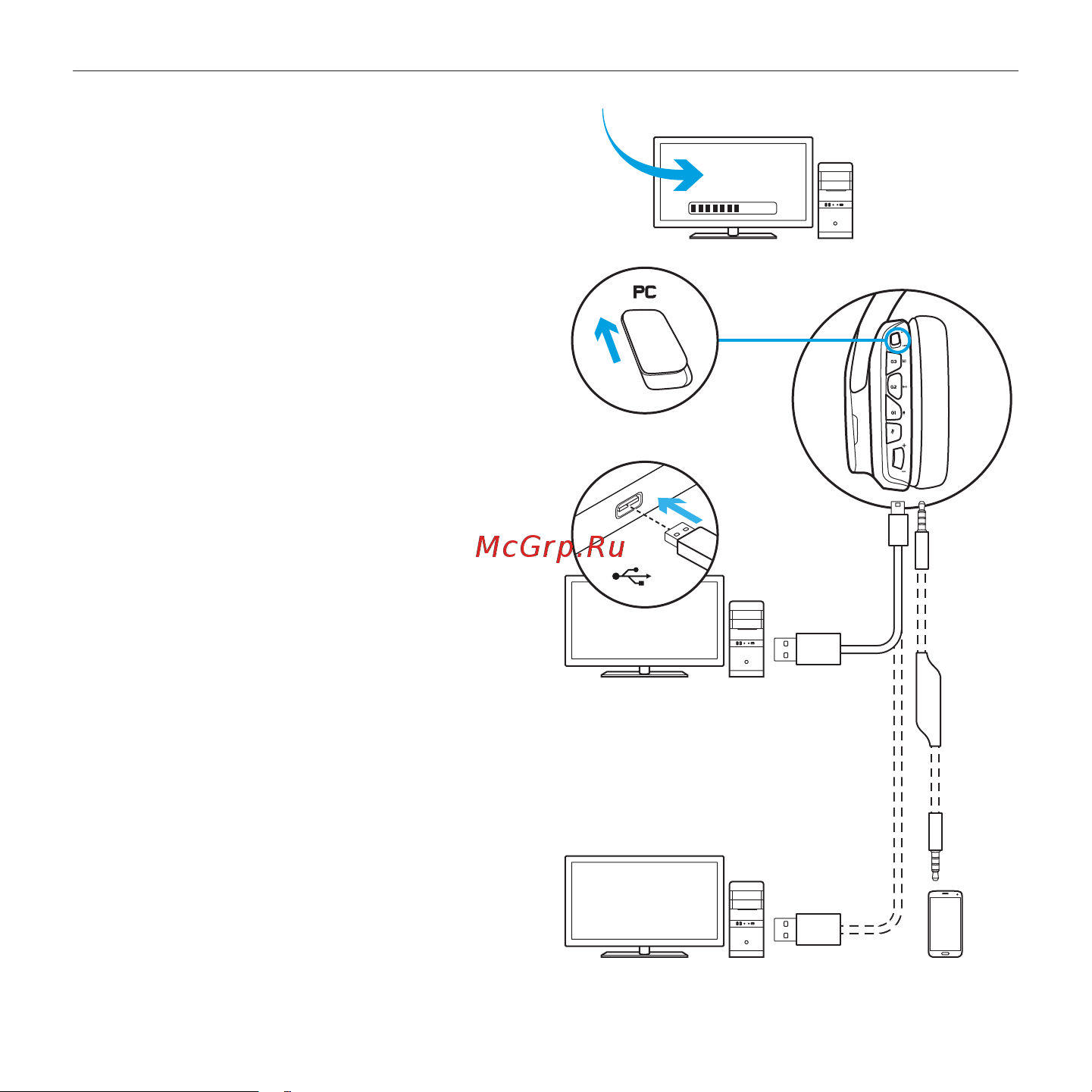 Logitech G633 [18/47] Configuration pour pc mode pc