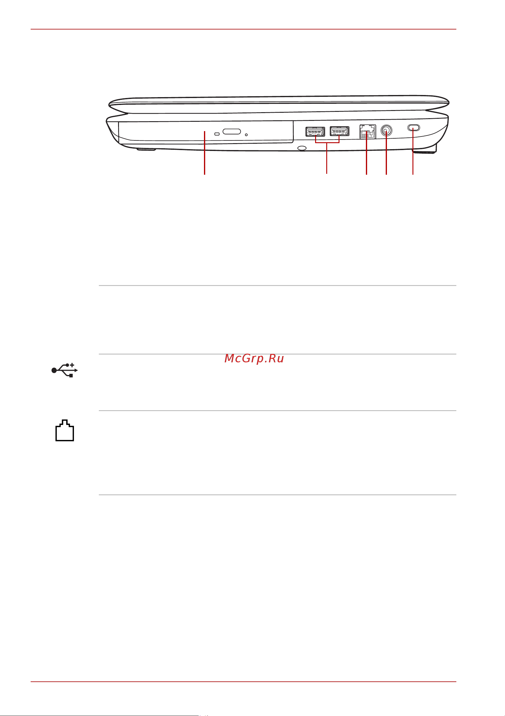 Toshiba Satellite L500-1WP [46/228] Вид справа