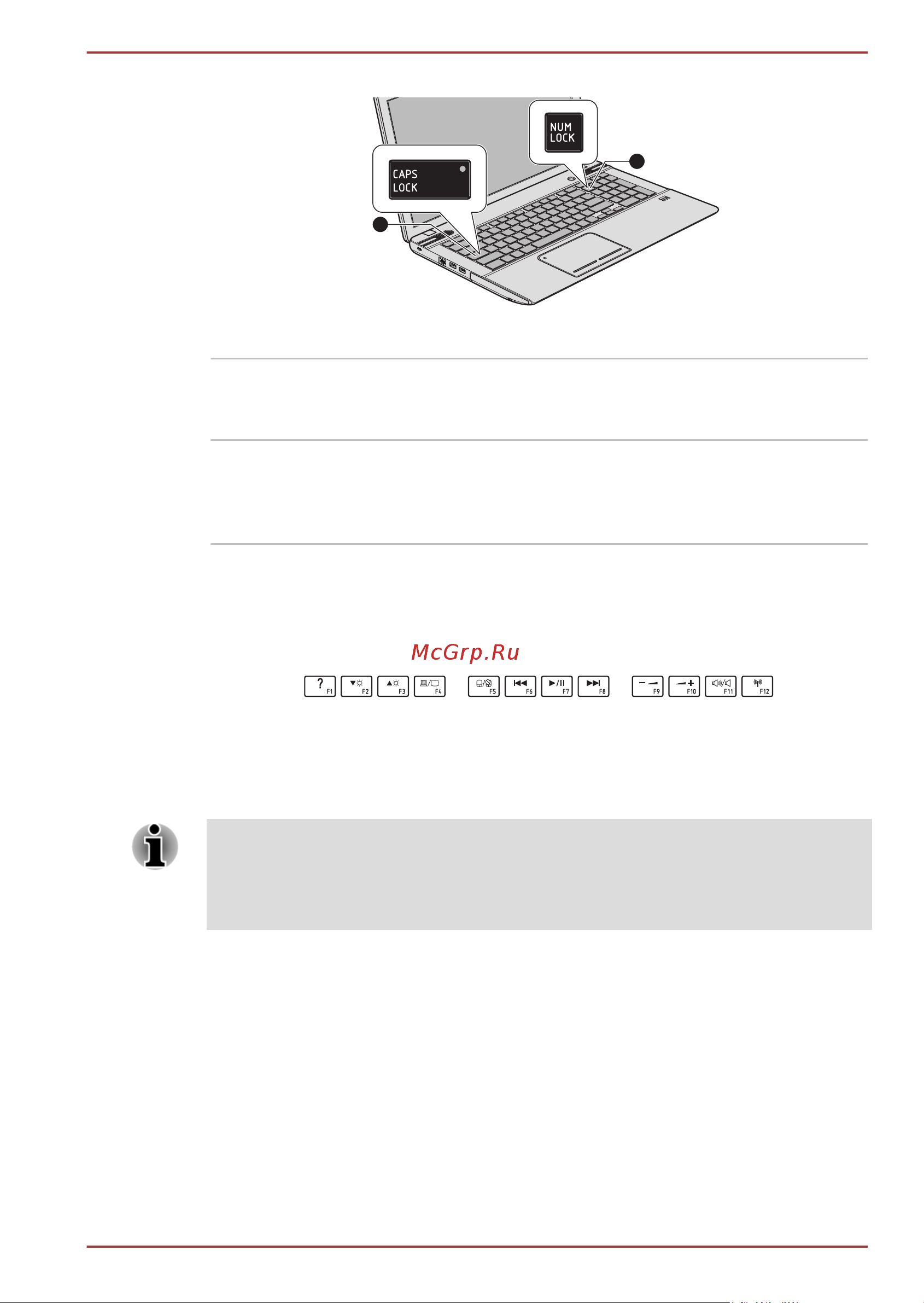 Toshiba Qosmio X875-BQS [75/201] Функциональные клавиши