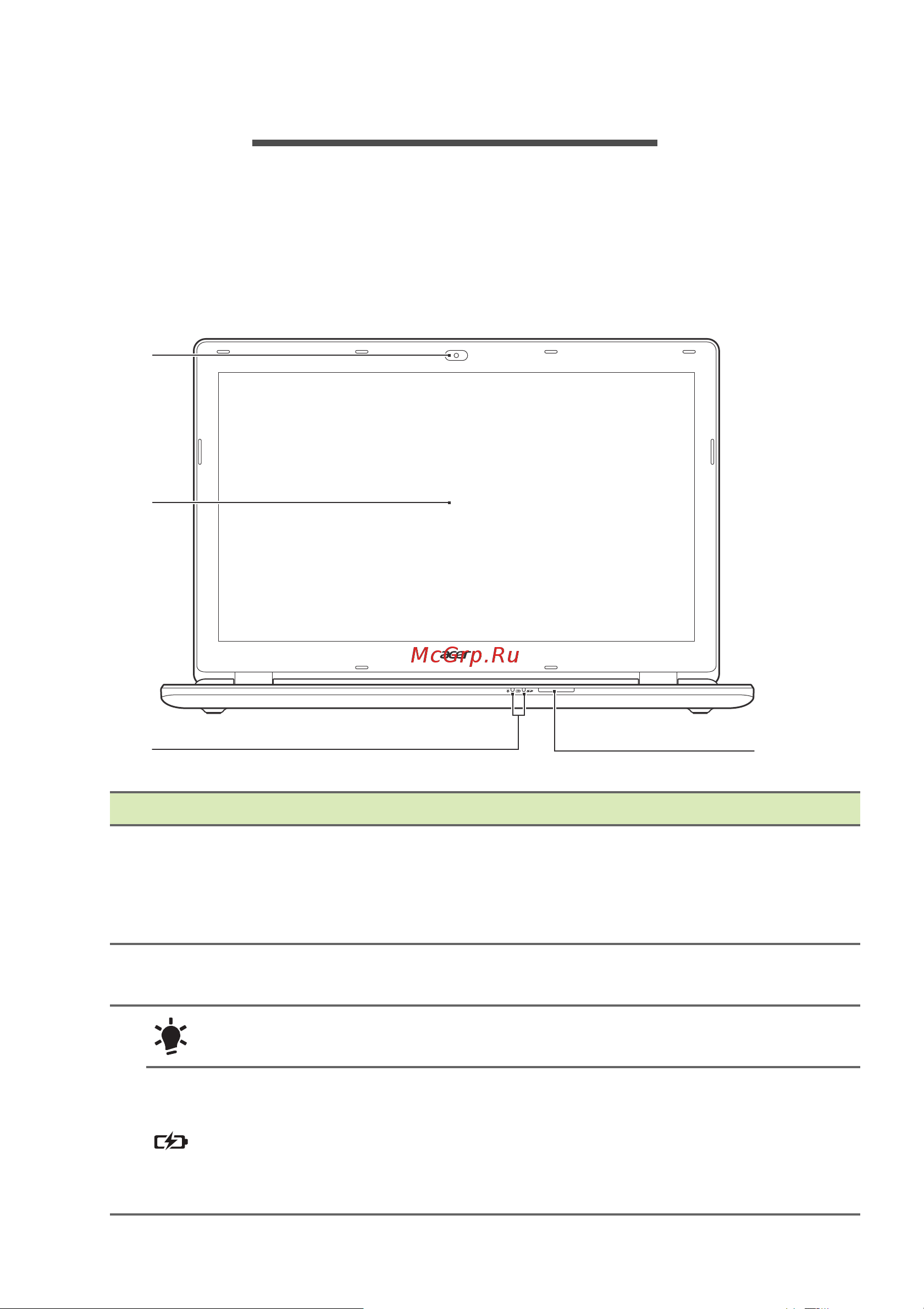 Acer Aspire E5-571G [9/93] Вид на экран