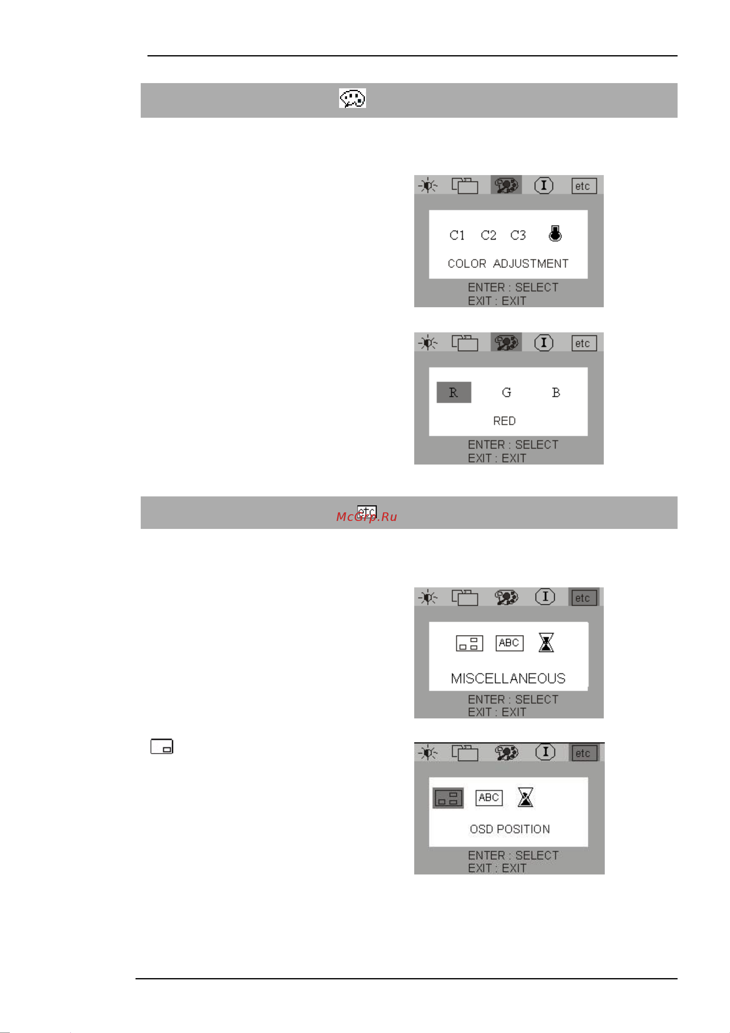 Benq FP567 s v2 [11/17] Color adjustment