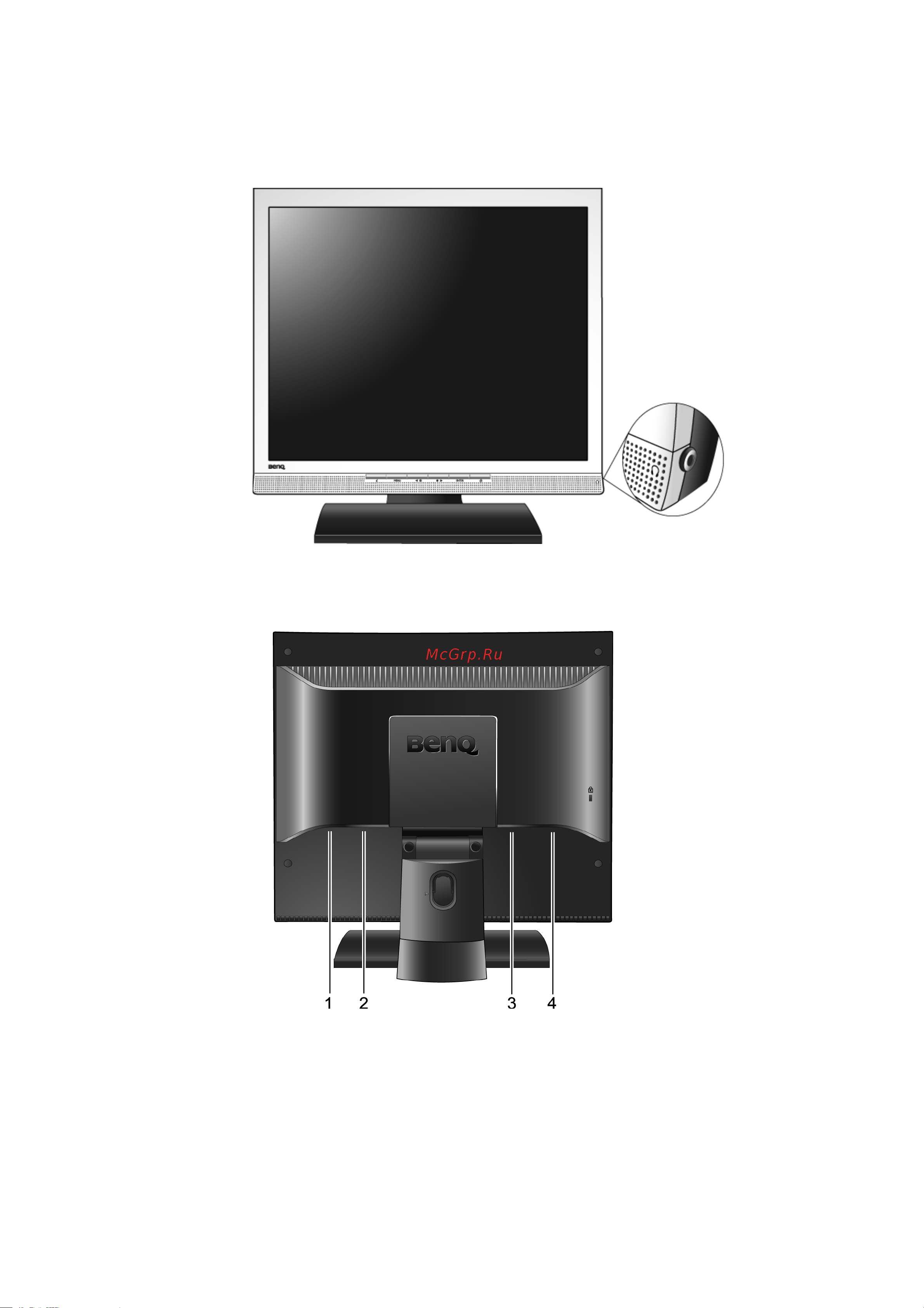 Benq FP92E S [6/43] Getting to know your monitor