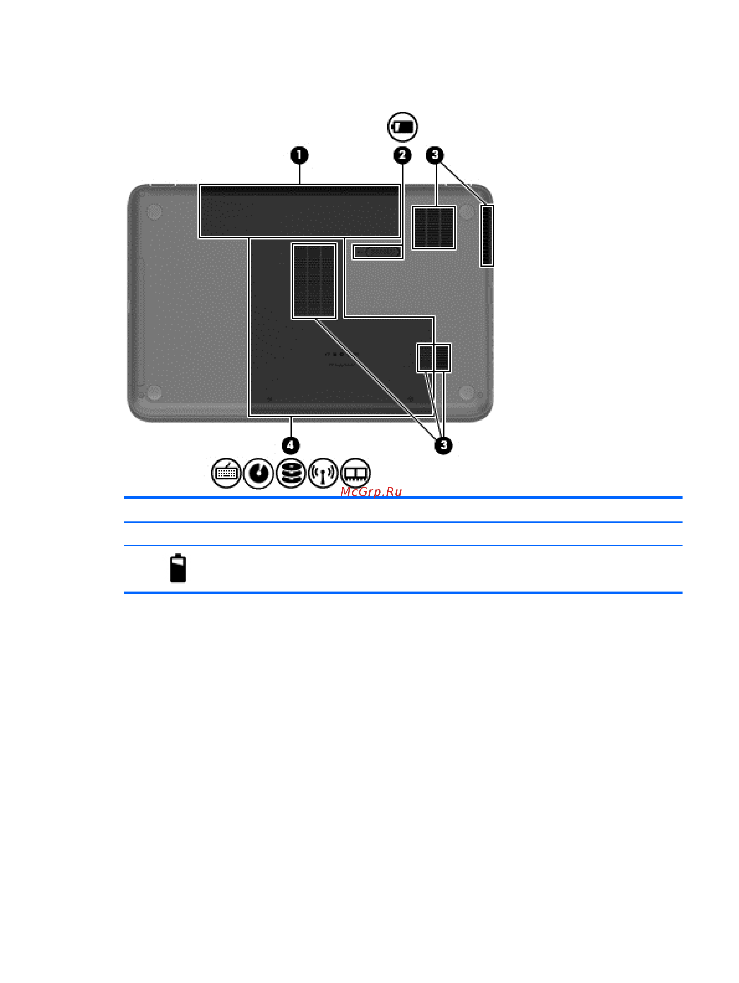 HP Pavilion g7-2328sr [23/95] Вид снизу