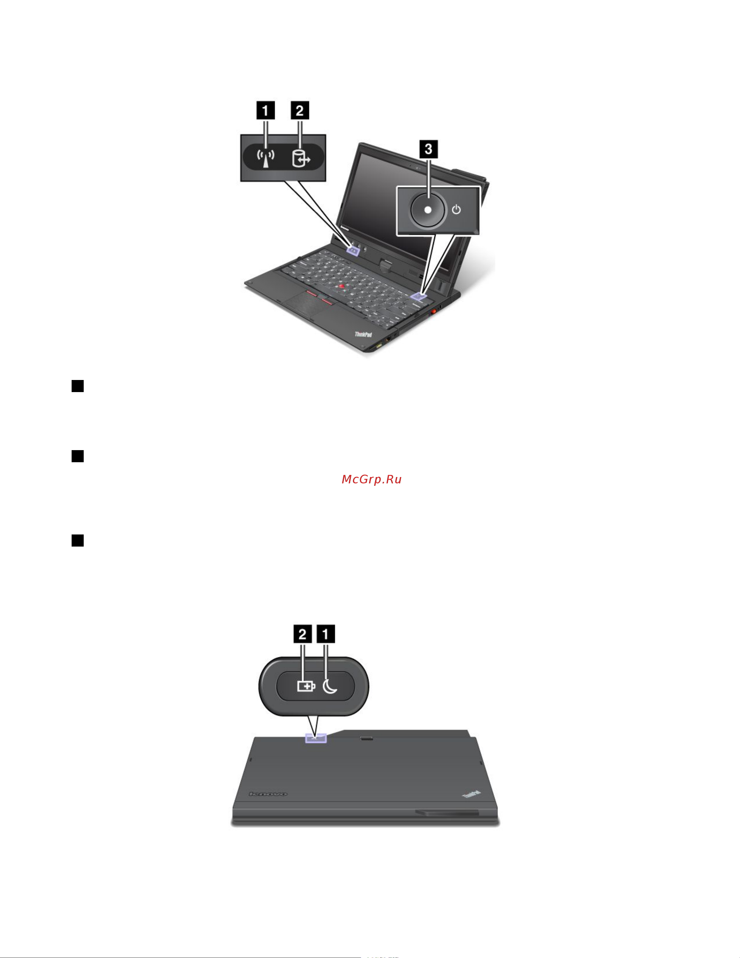 Lenovo ThinkPad X230t [24/182] Power status indicators