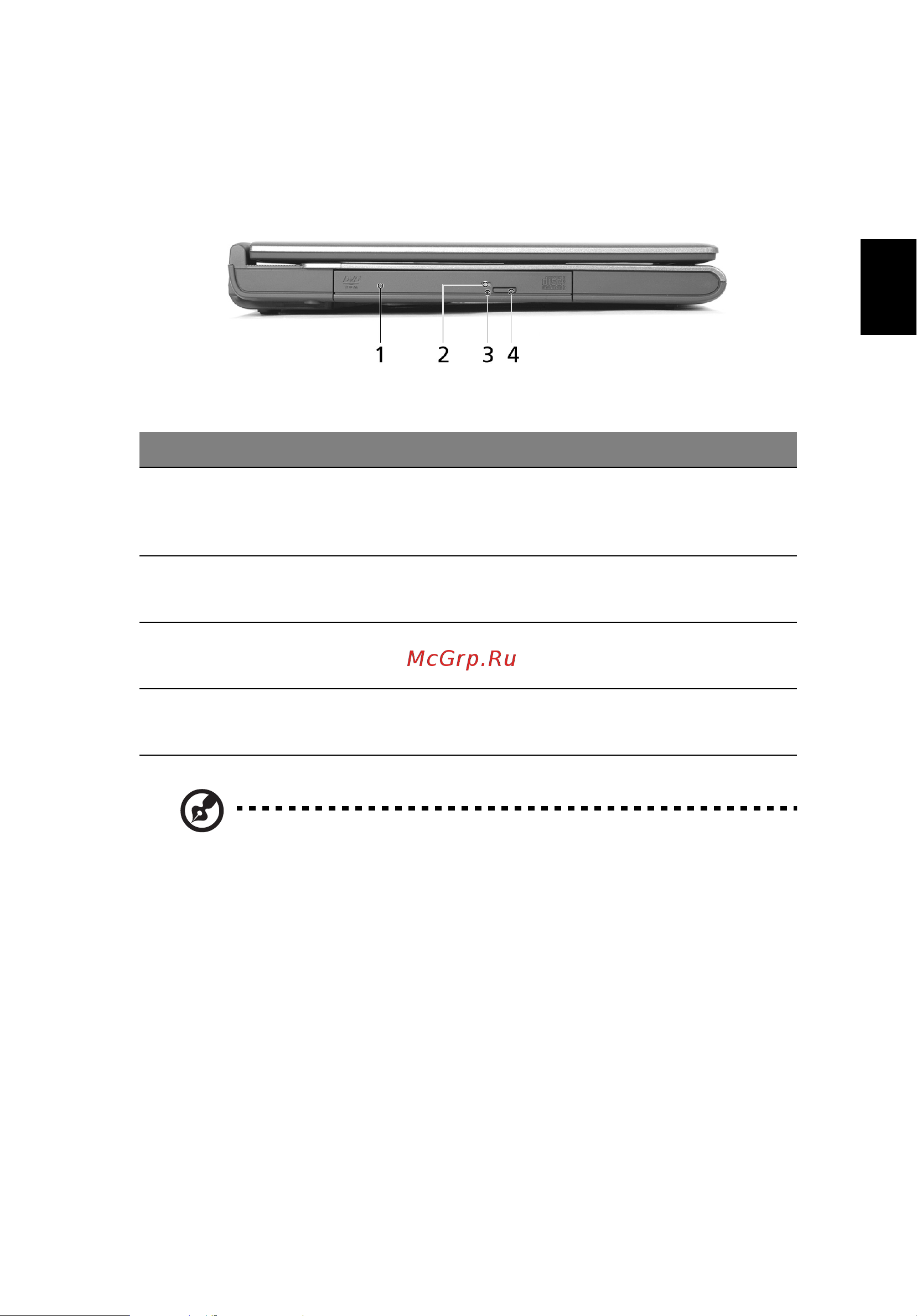 Acer Aspire 1690 ddr [15/96] Lado esquerdo