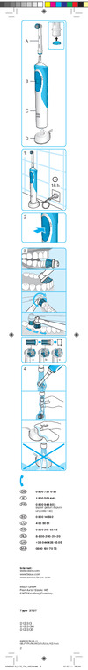 Oral-B Vitality 3D Luxe Руководство по эксплуатации