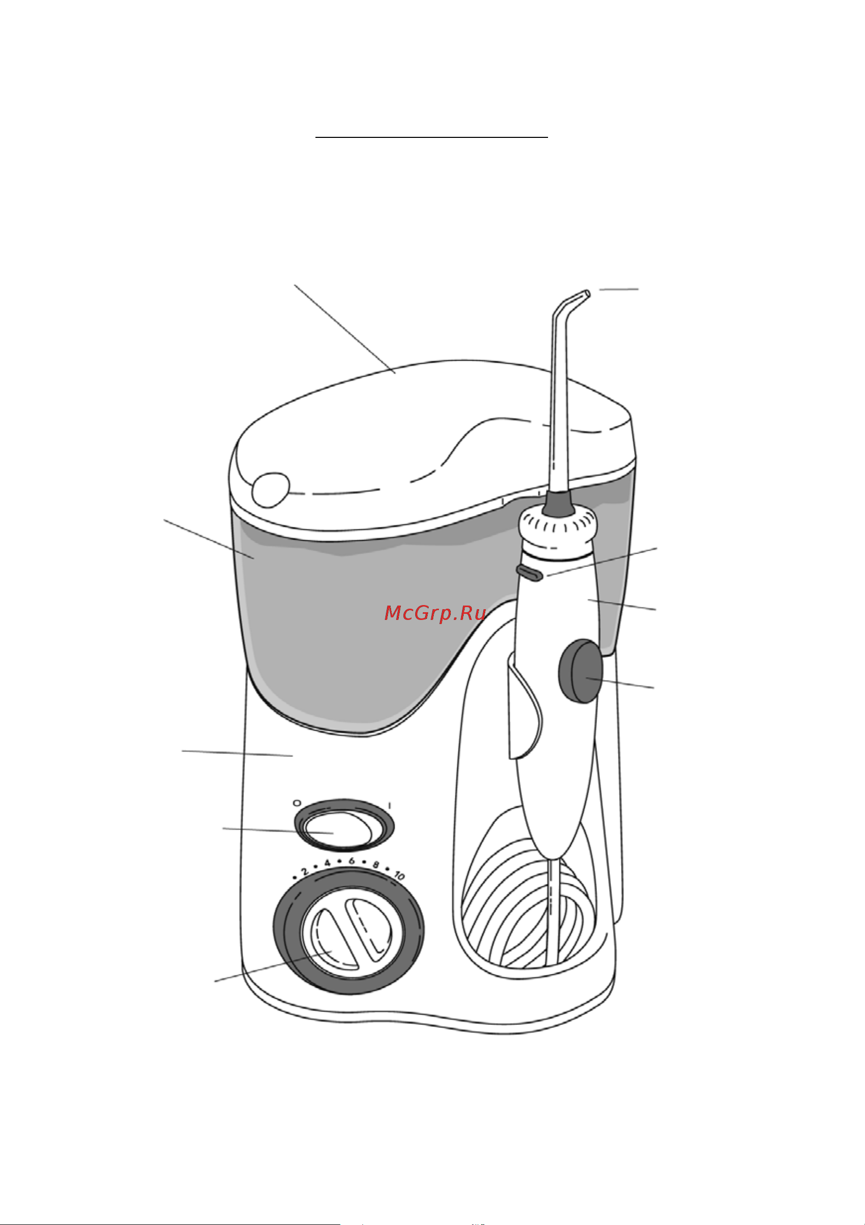 Waterpik WP-112 Ultra [4/11] Описание прибора