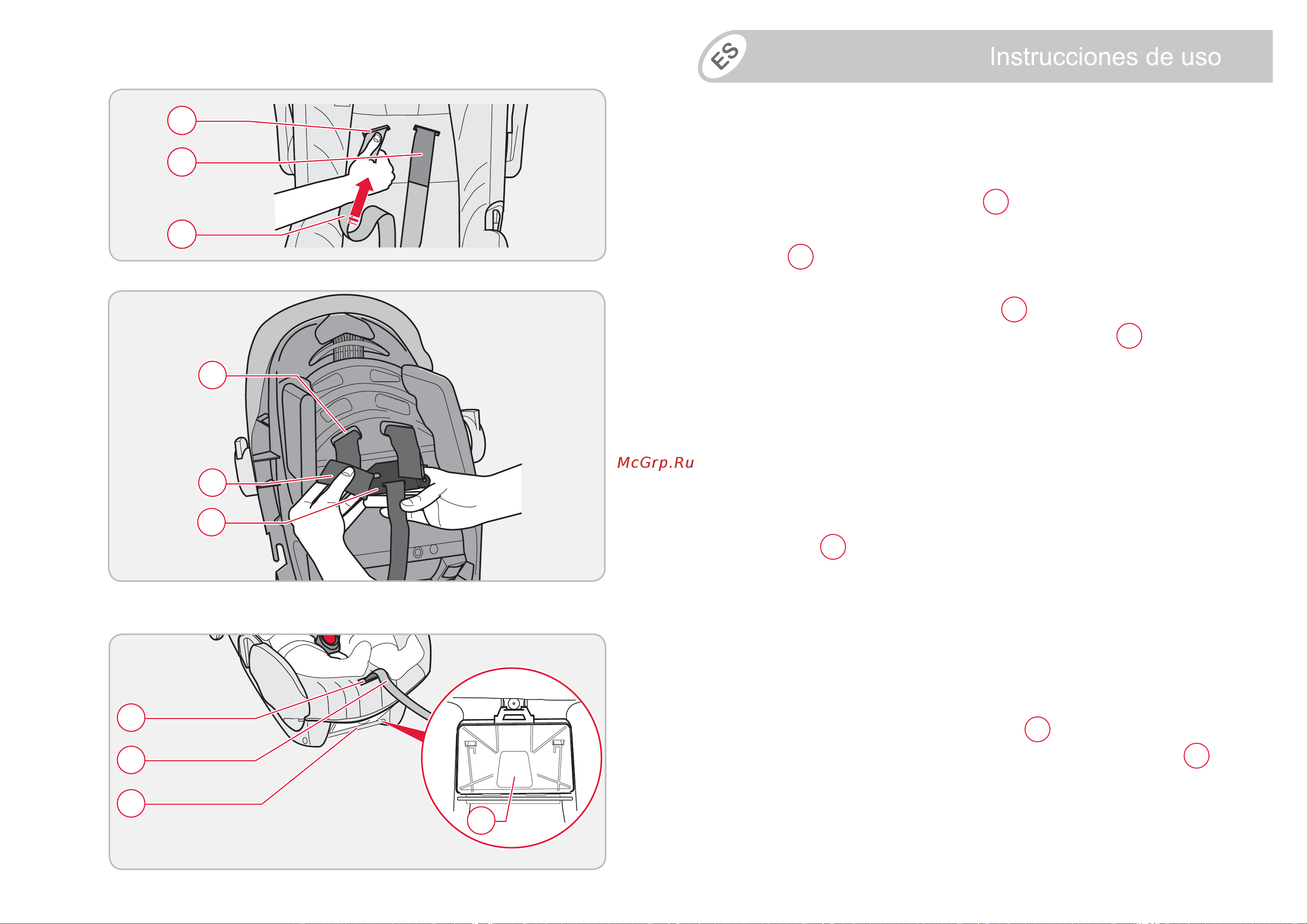 Britax Roemer Baby-Safe Wine Trendline [129/268] A ojar y tensar los cinturones de los hombros