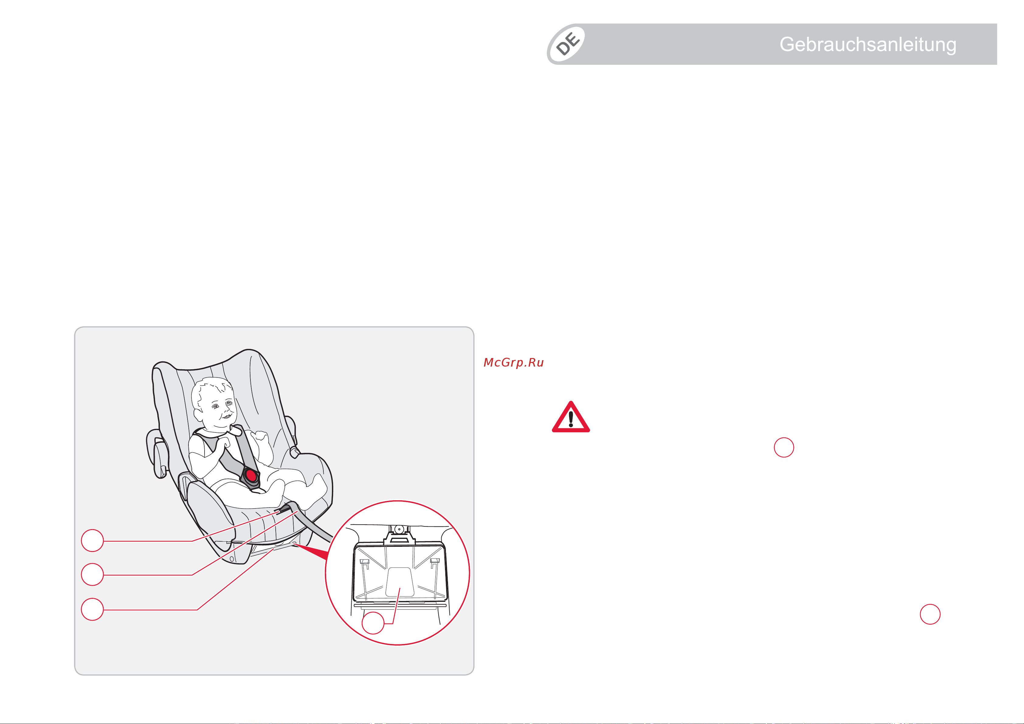 Britax Roemer Baby-Safe Wine Trendline [32/268] Baby in babyschale sichern