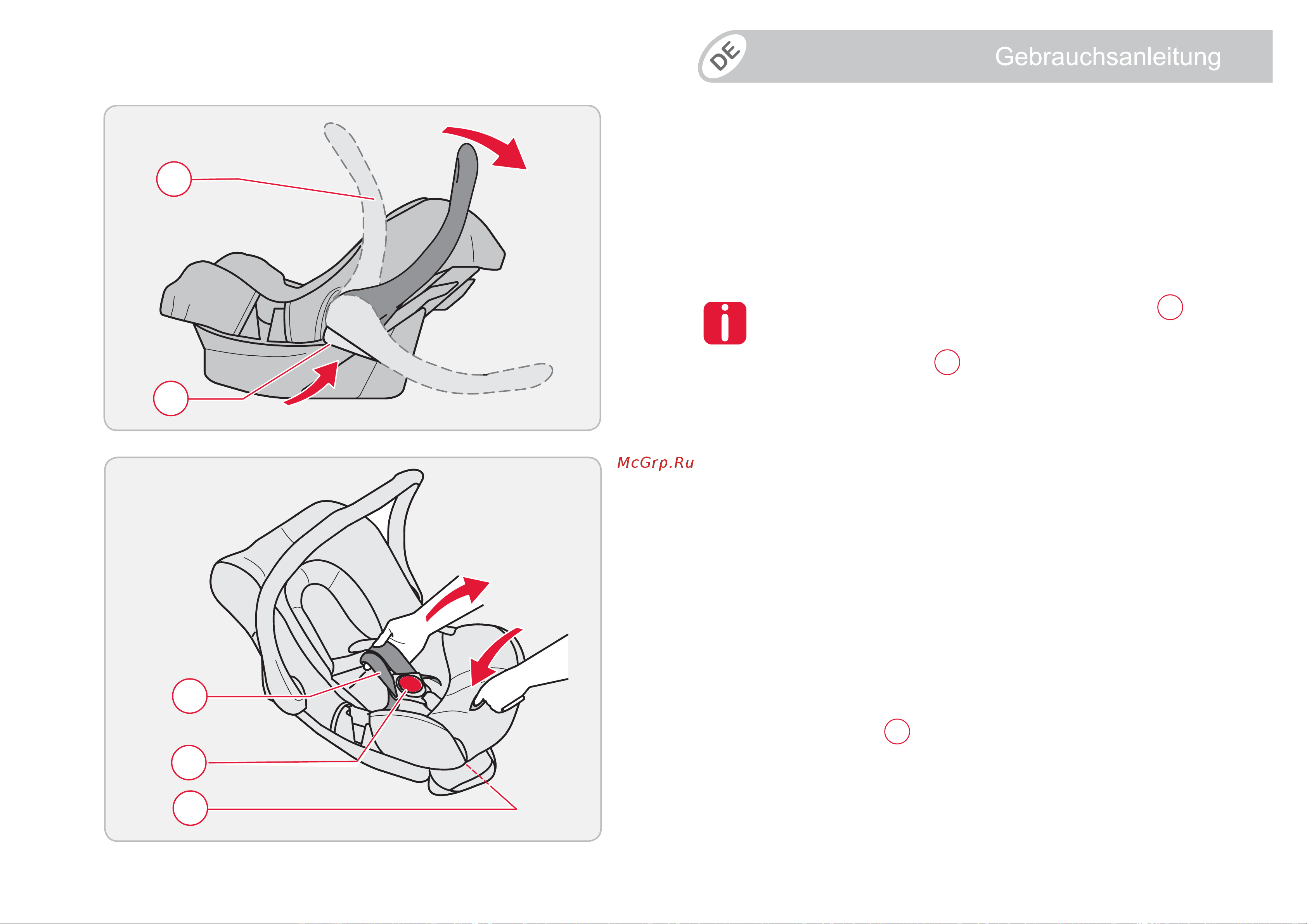 Britax Roemer Baby-Safe Wine Trendline [38/268] Höhe der schultergurte anpassen