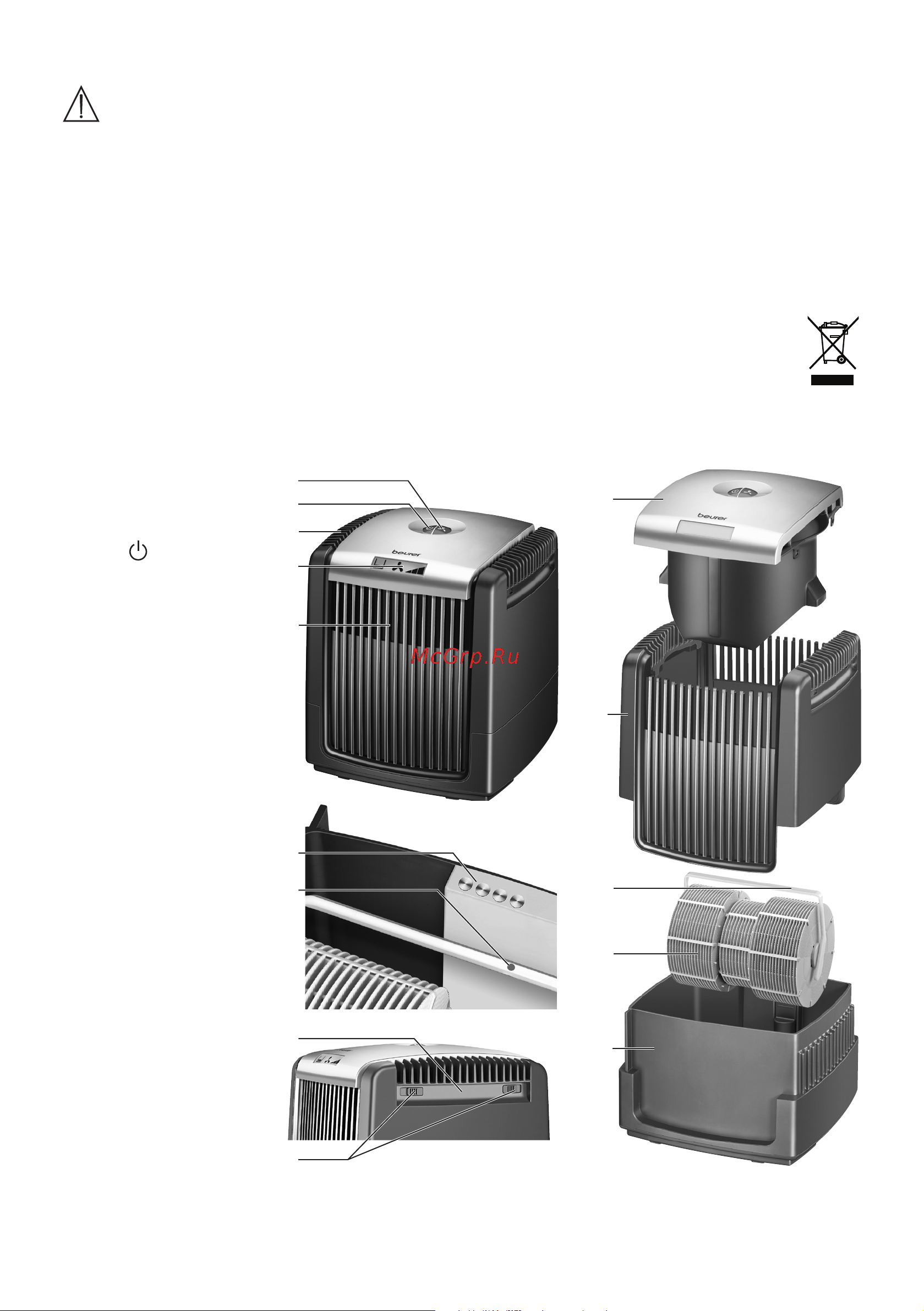 Beurer LW220 (660.16) [21/68] Description de l appareil