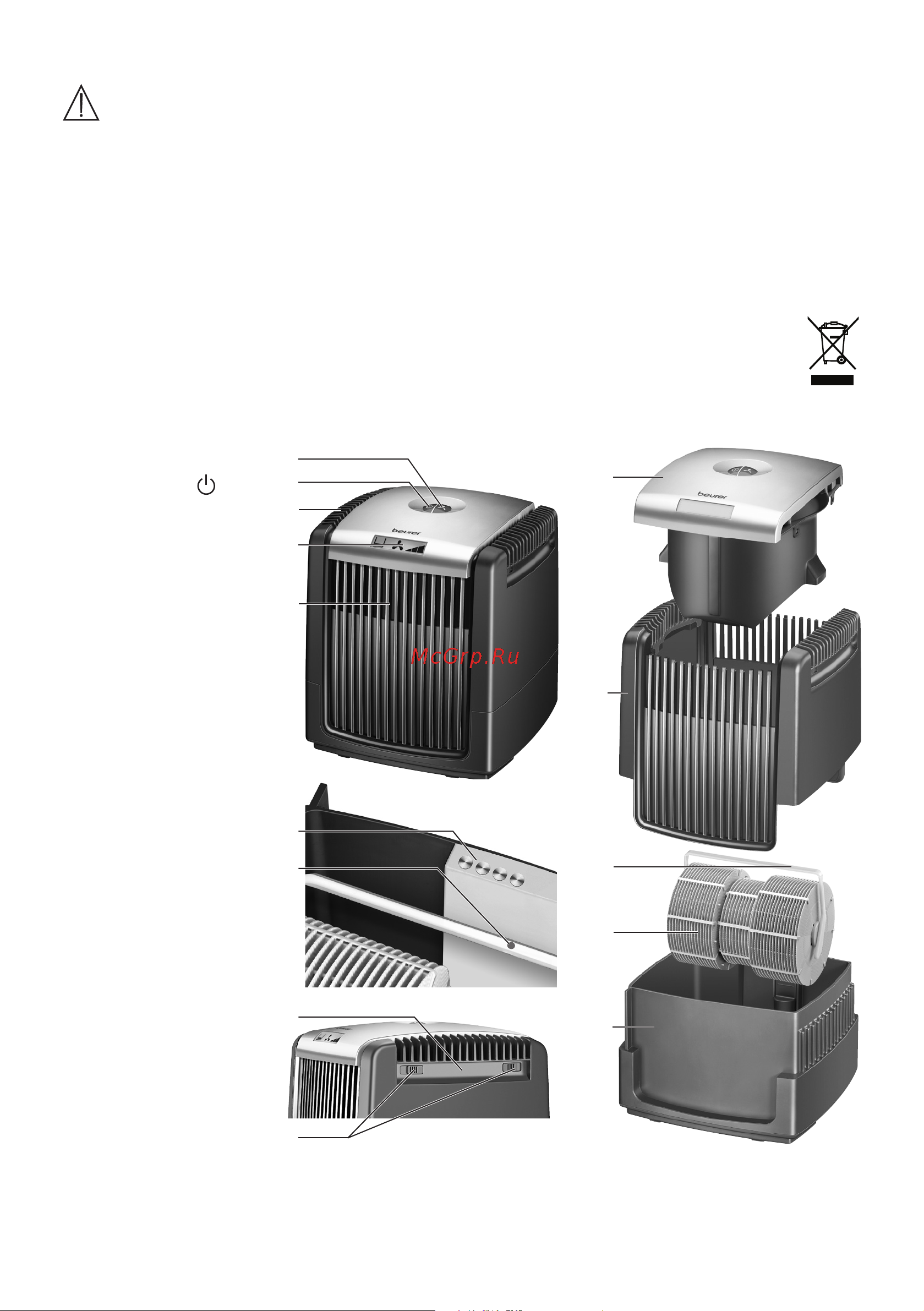 Beurer LW220 (660.16) [5/68] Gerätebeschreibung