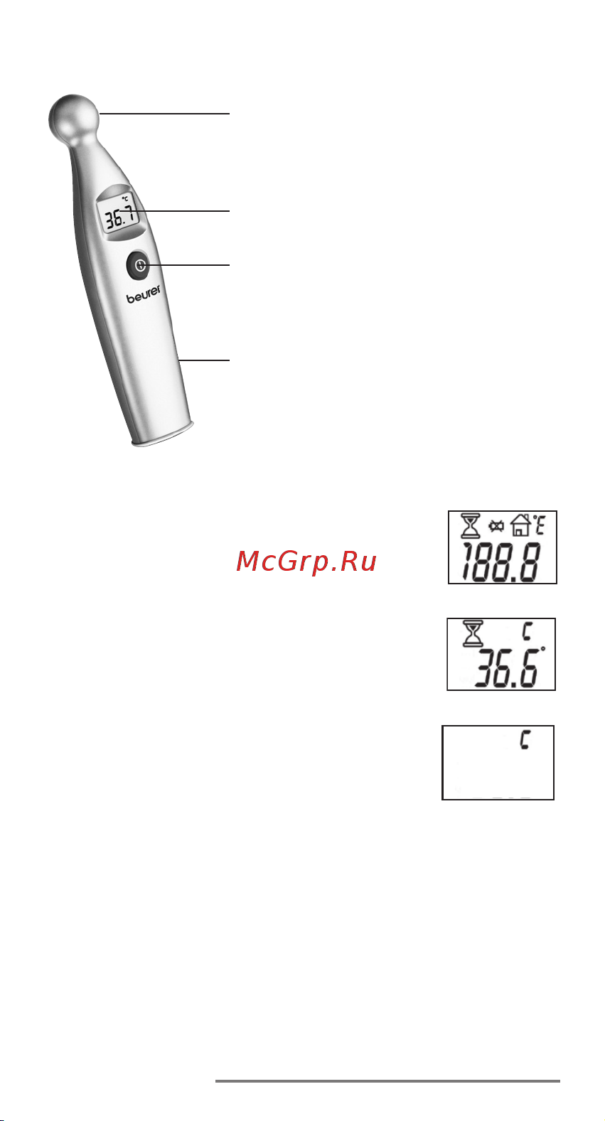 Beurer FT45 [7/16] Описание прибора