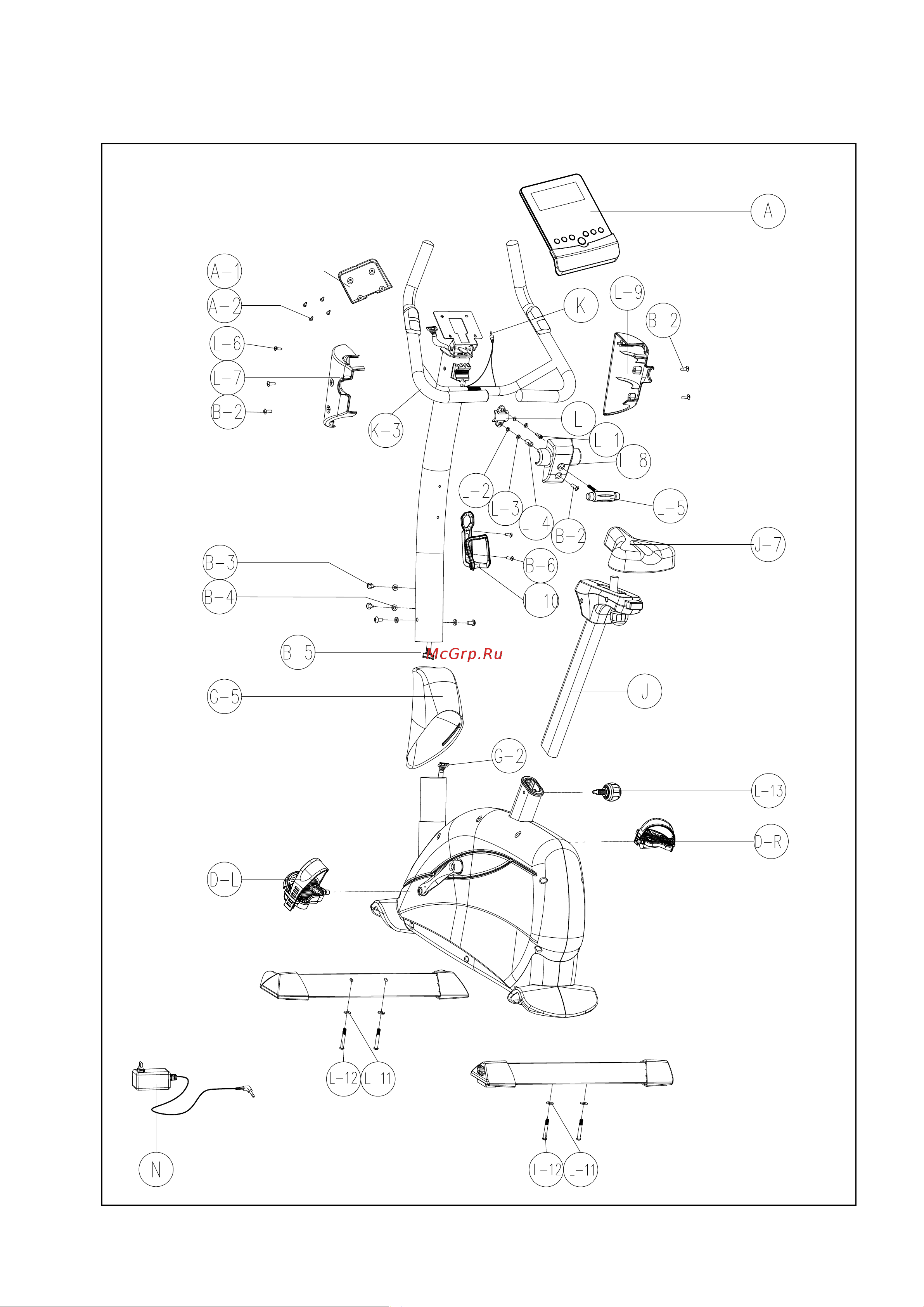 HouseFit VANGUARD B1.1M Руководство по эксплуатации онлайн [5/16] 753375