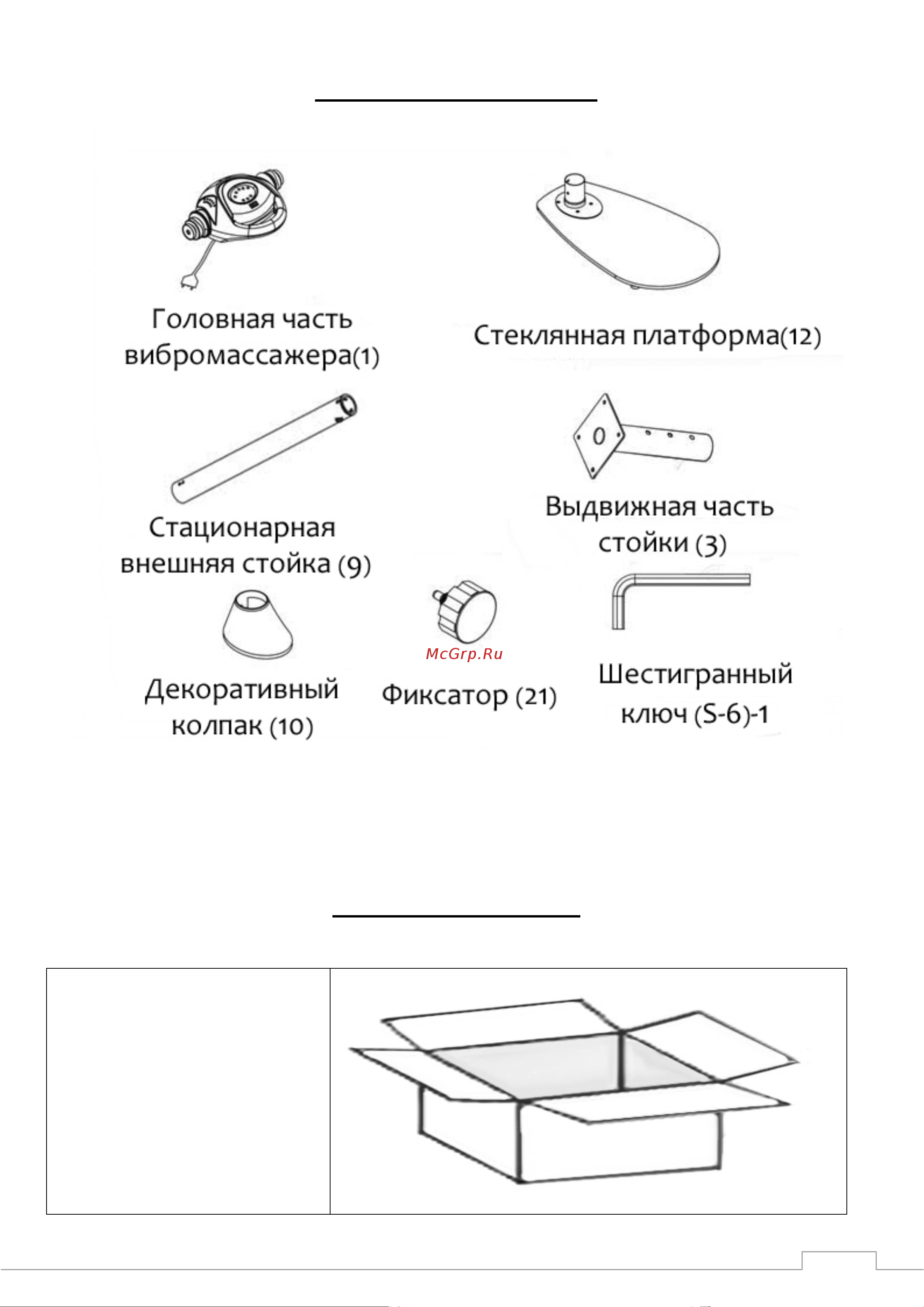 Kampfer Fitness KV-1101 [8/18] Сборка основные детали