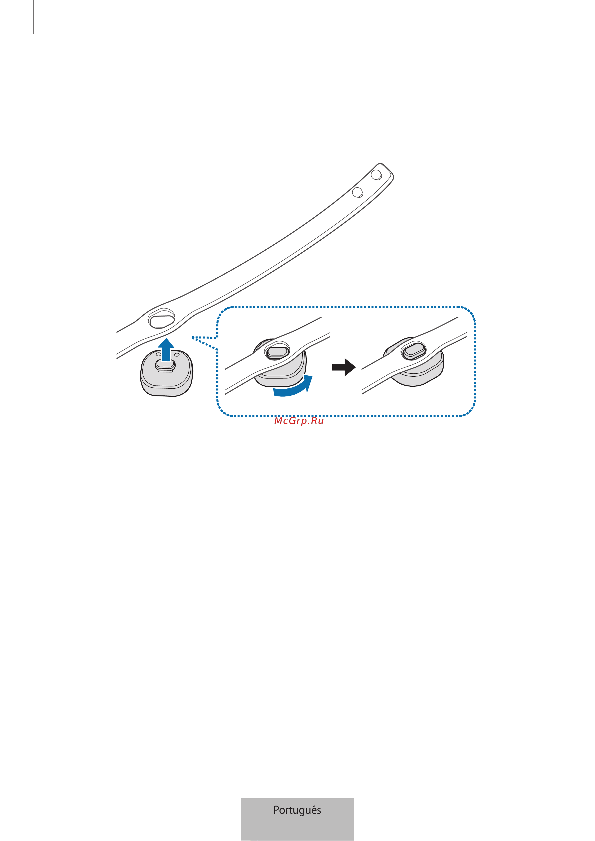 Samsung Charm (EI-AN920BFEGRU) [171/525] Colocar a bracelete