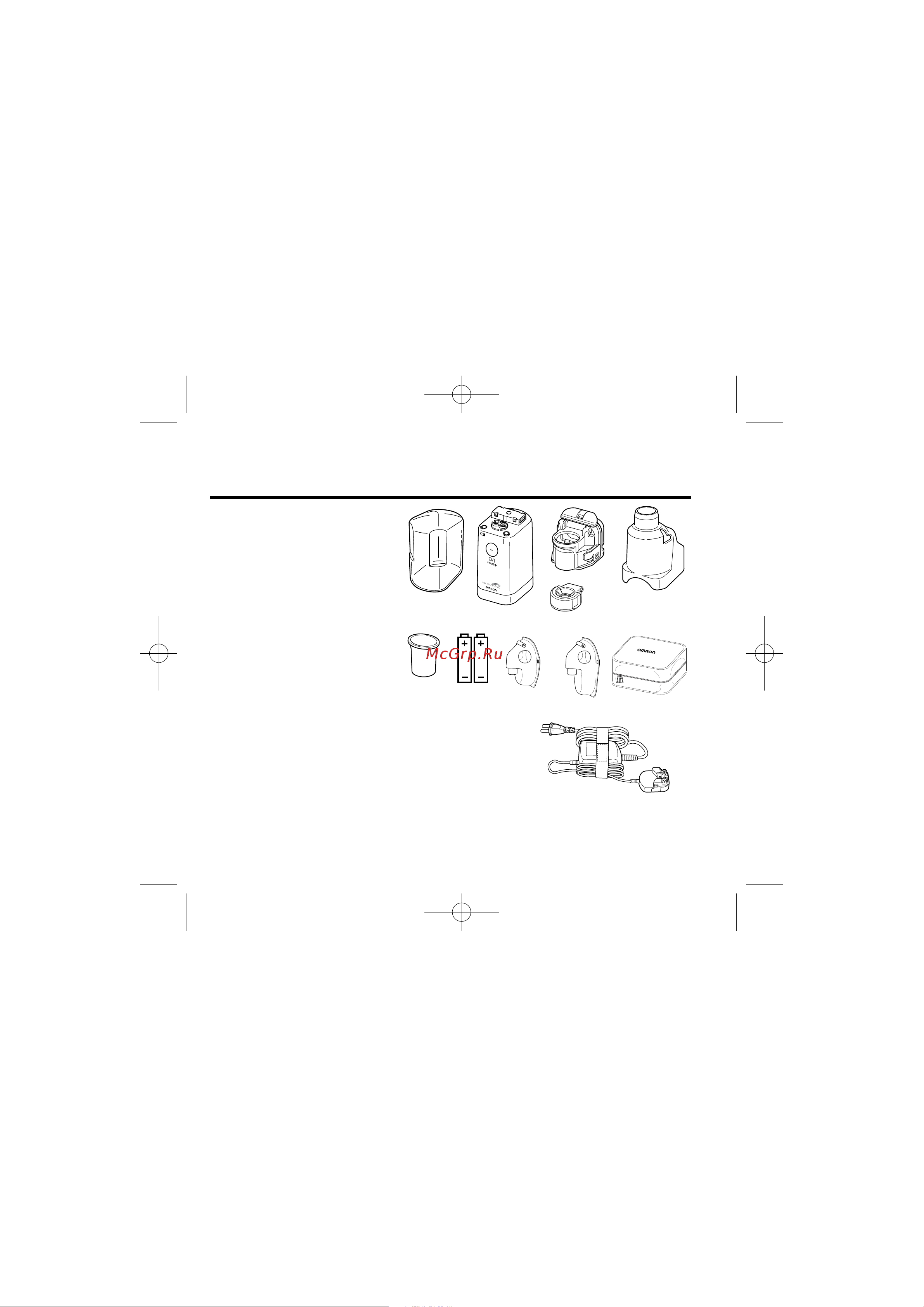 Omron Micro AIR U22 [7/40] Комплект поставки ингалятора omron microair u22