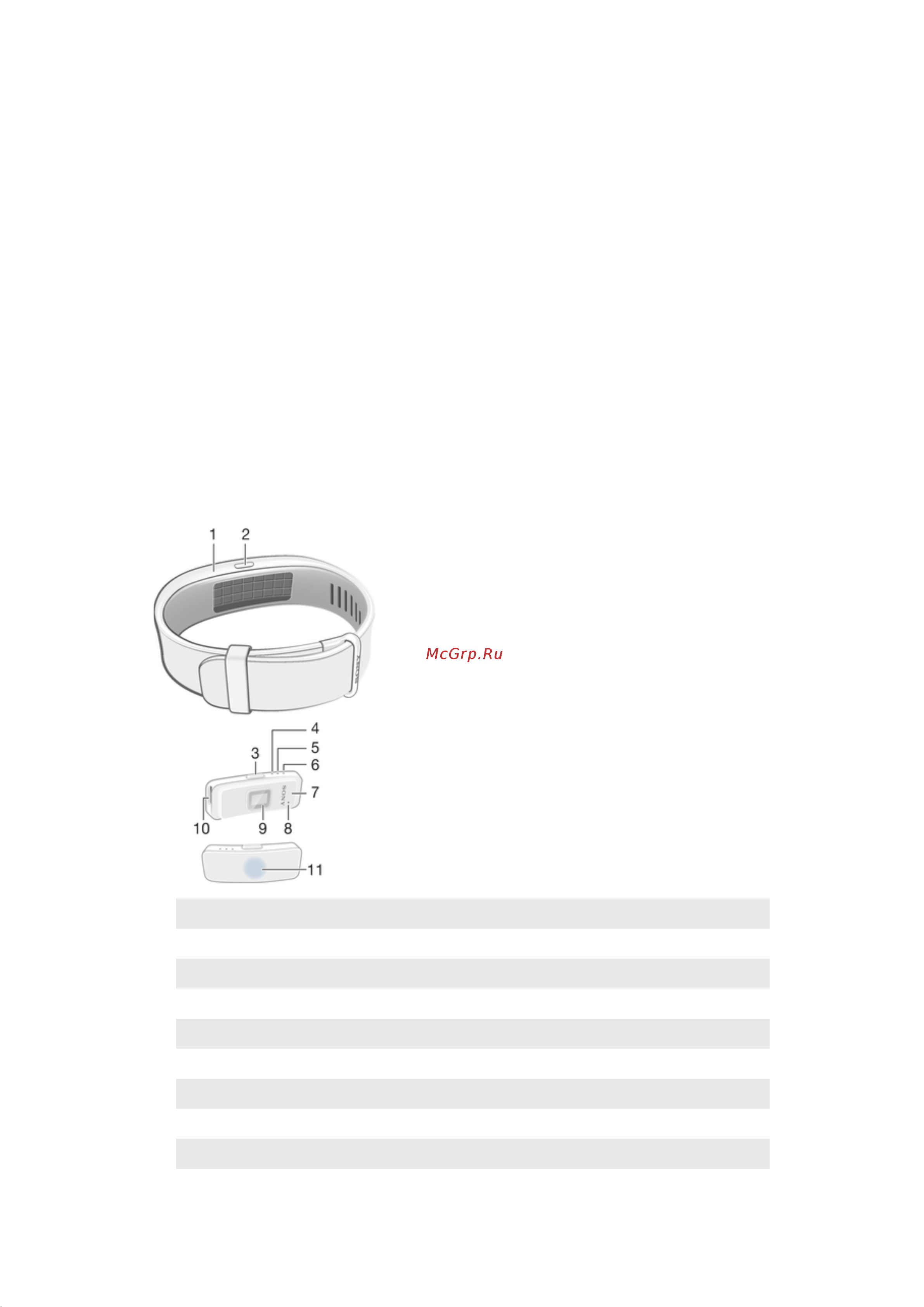 Sony SmartBand 2 SWR12 [3/21] Основная информация