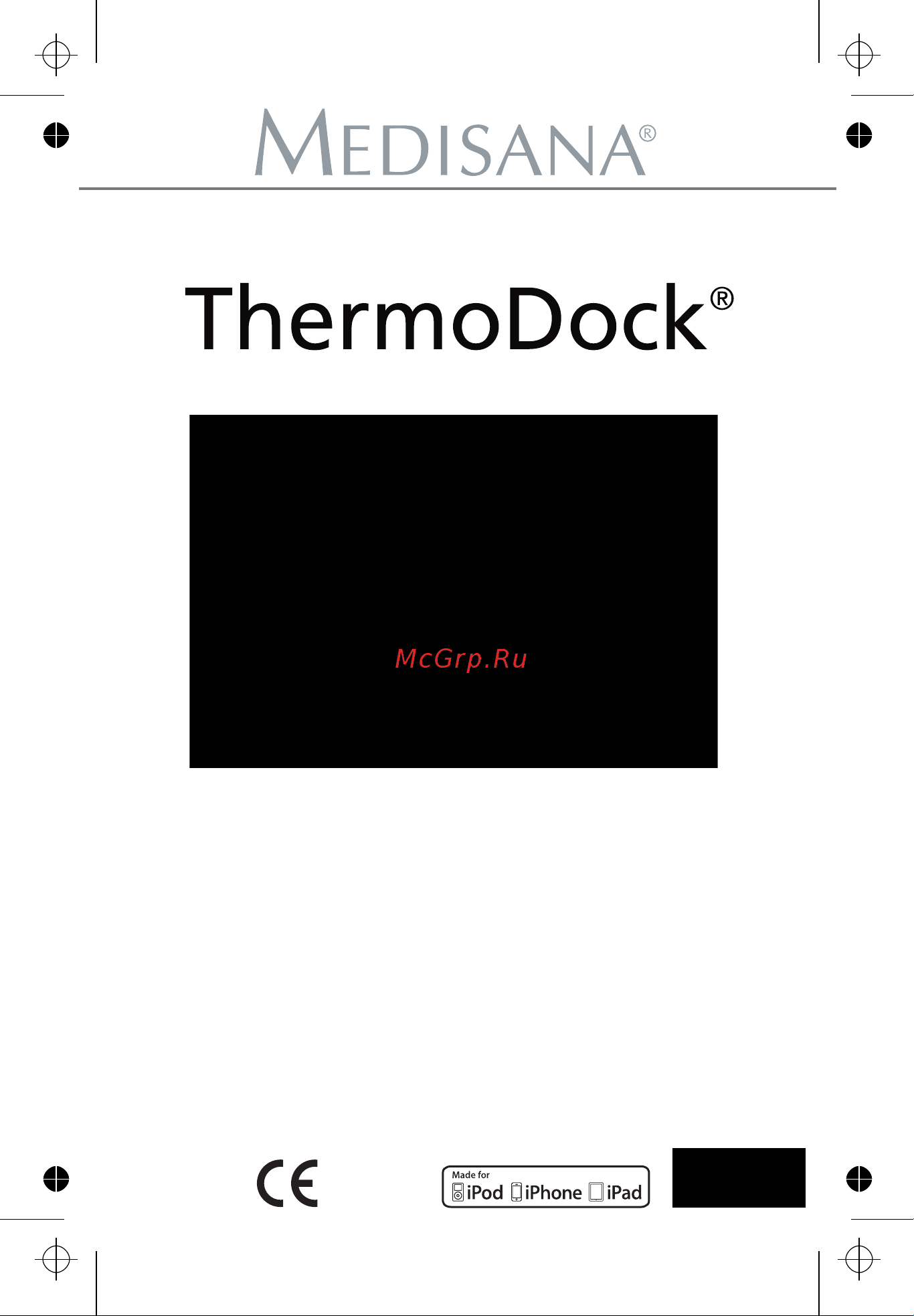Medisana ThermoDock Руководство по эксплуатации онлайн
