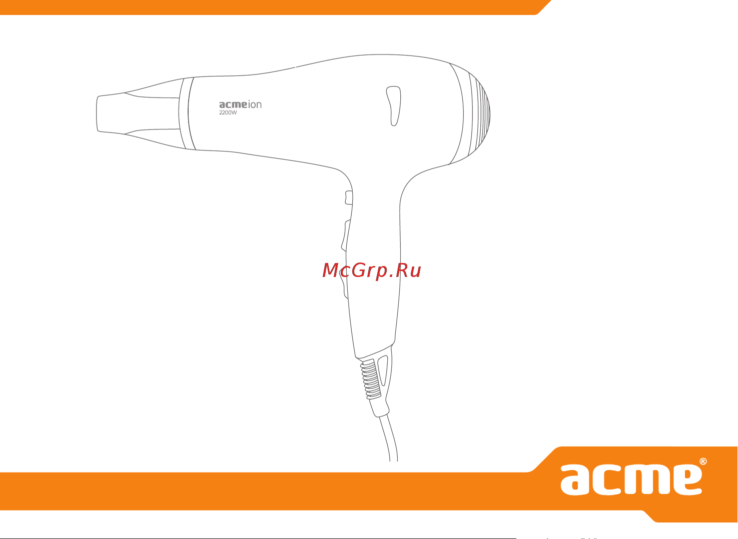 Acme HD220I Руководство по эксплуатации онлайн