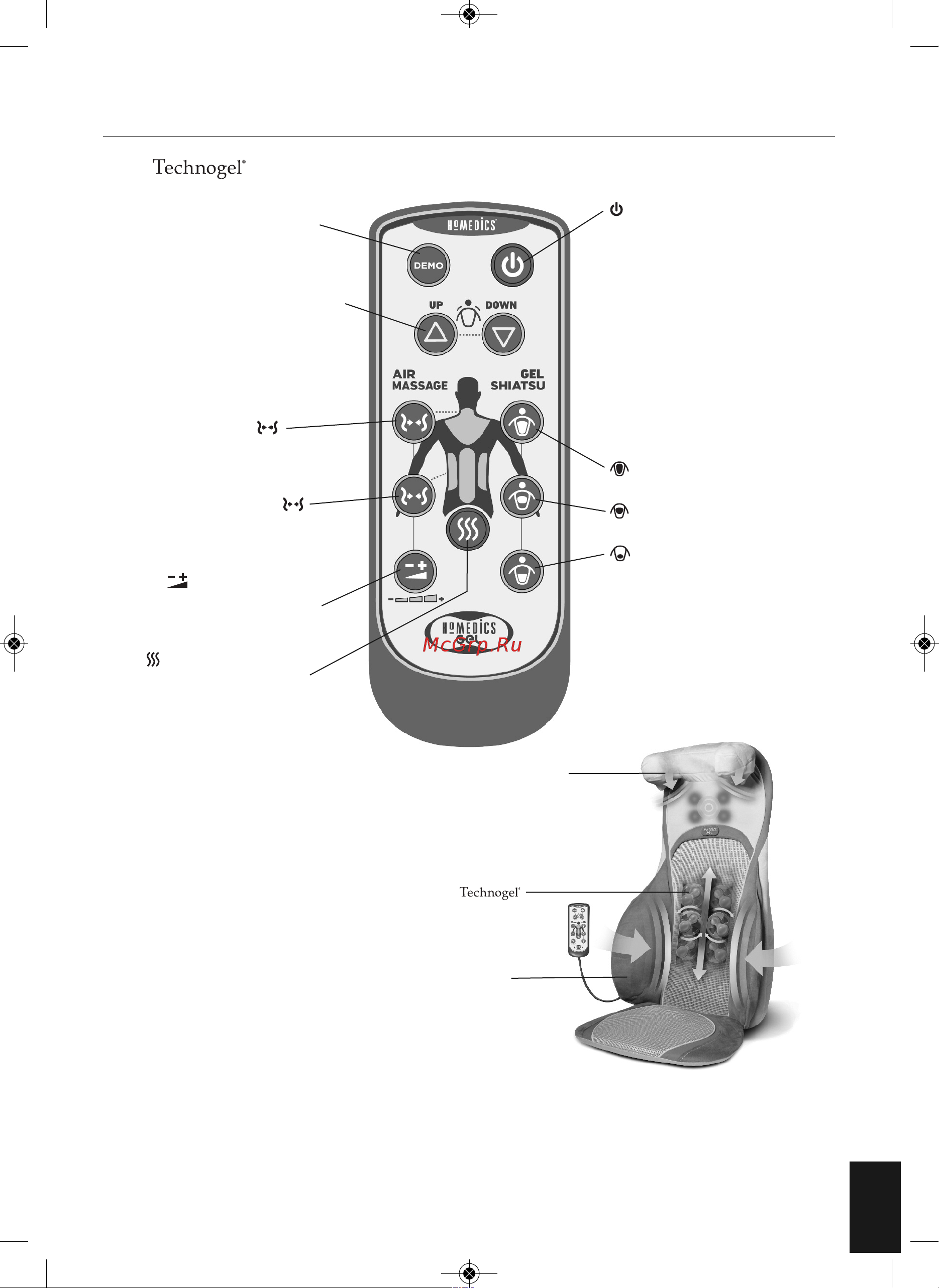 Homedics TBS-2010H-GB [49/64] Produktfunktioner