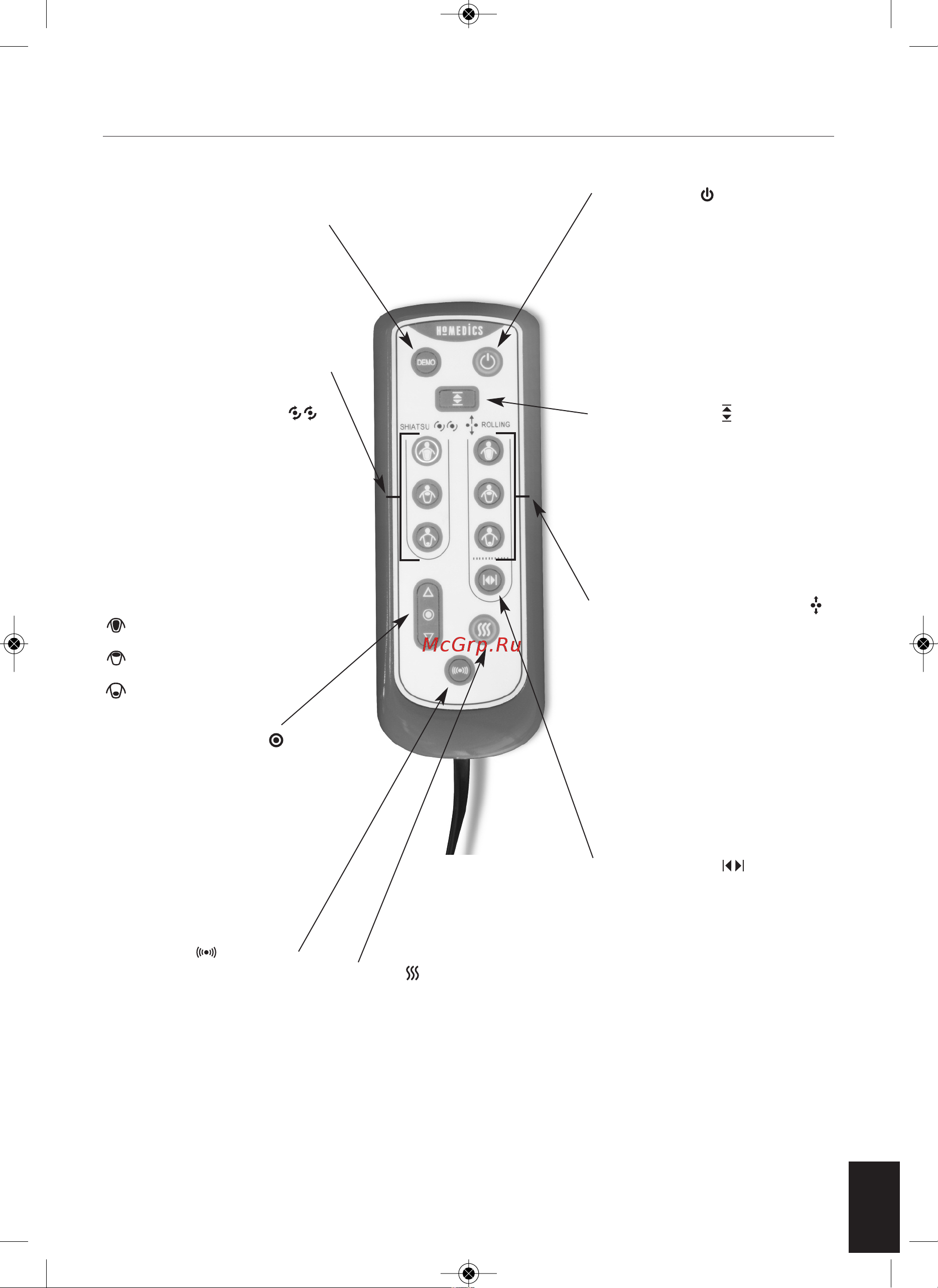 Homedics CBS-1000-GB [5/12] Свойства прибора