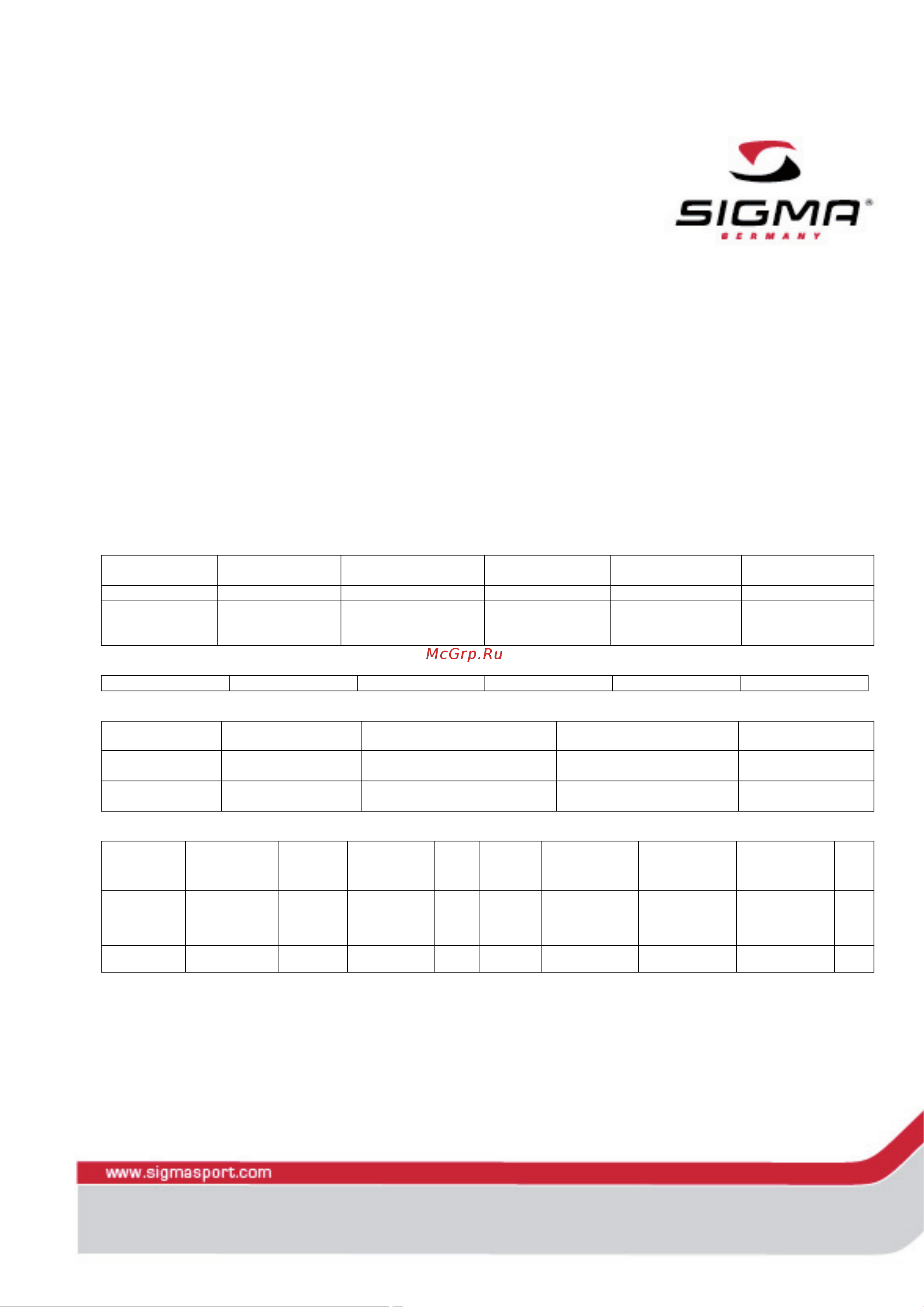 Sigma ONYX PRO Руководство по эксплуатации онлайн [4/15] 753781