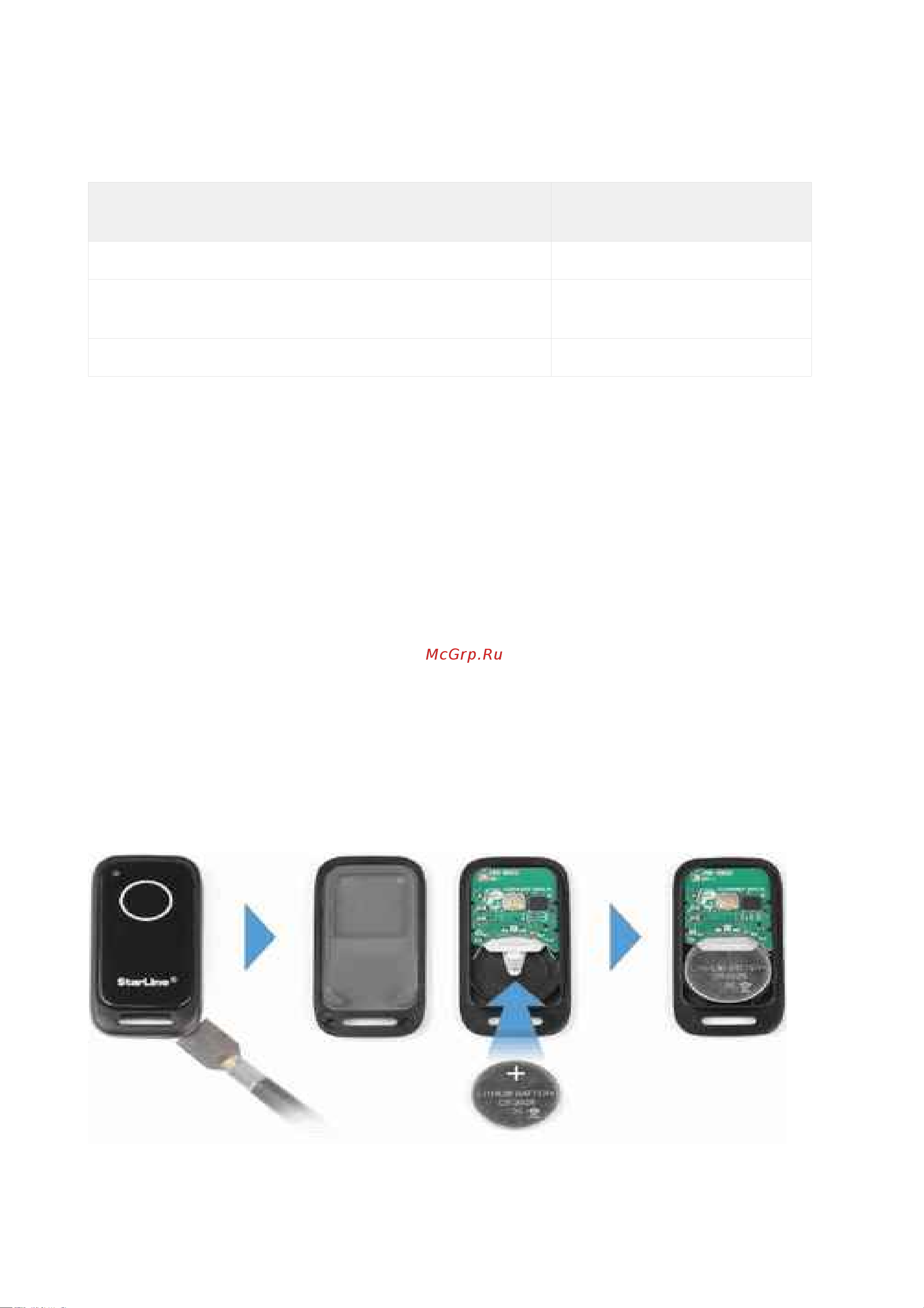 Starline S96 BT GSM GPS [12/58] Замена элемента питания метки