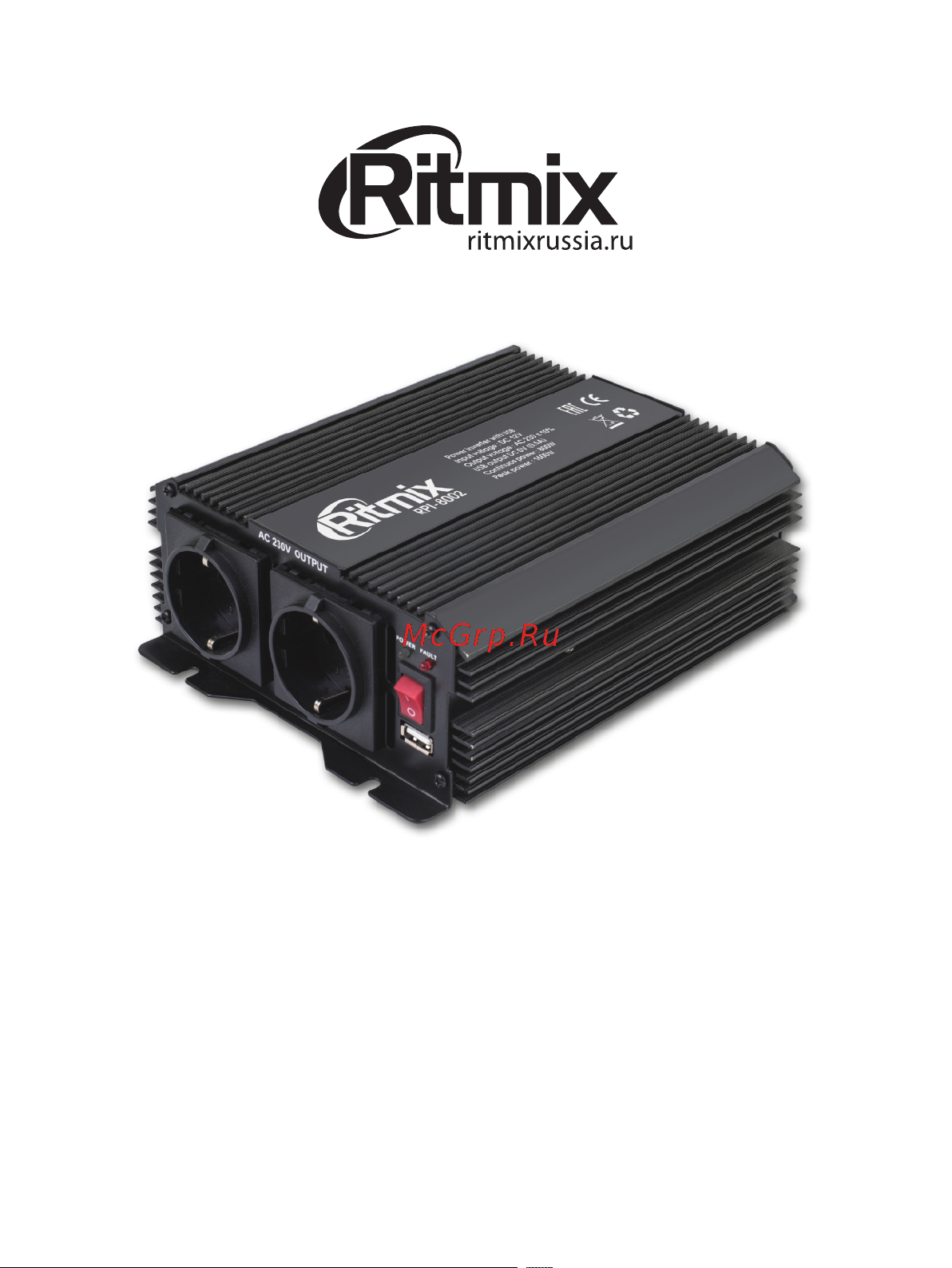 Ritmix RPI-8002 Руководство по эксплуатации онлайн