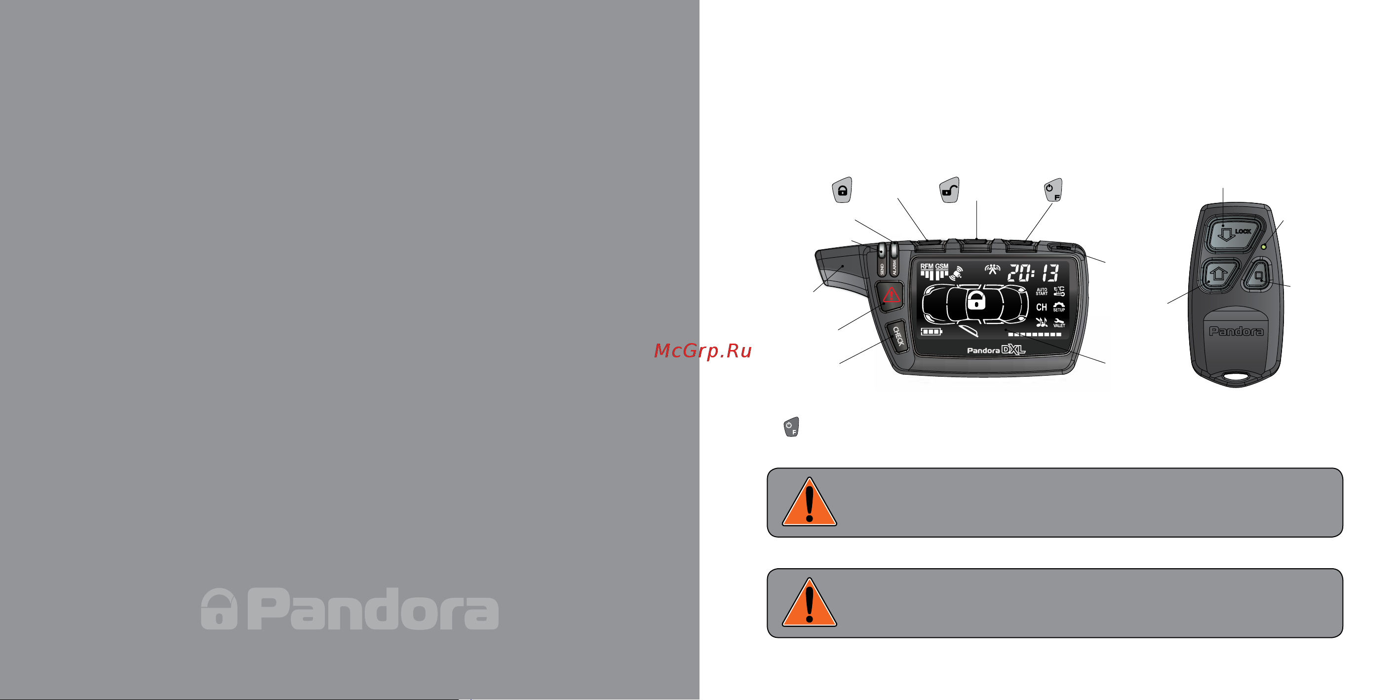 Pandora D-468 Руководство по эксплуатации онлайн