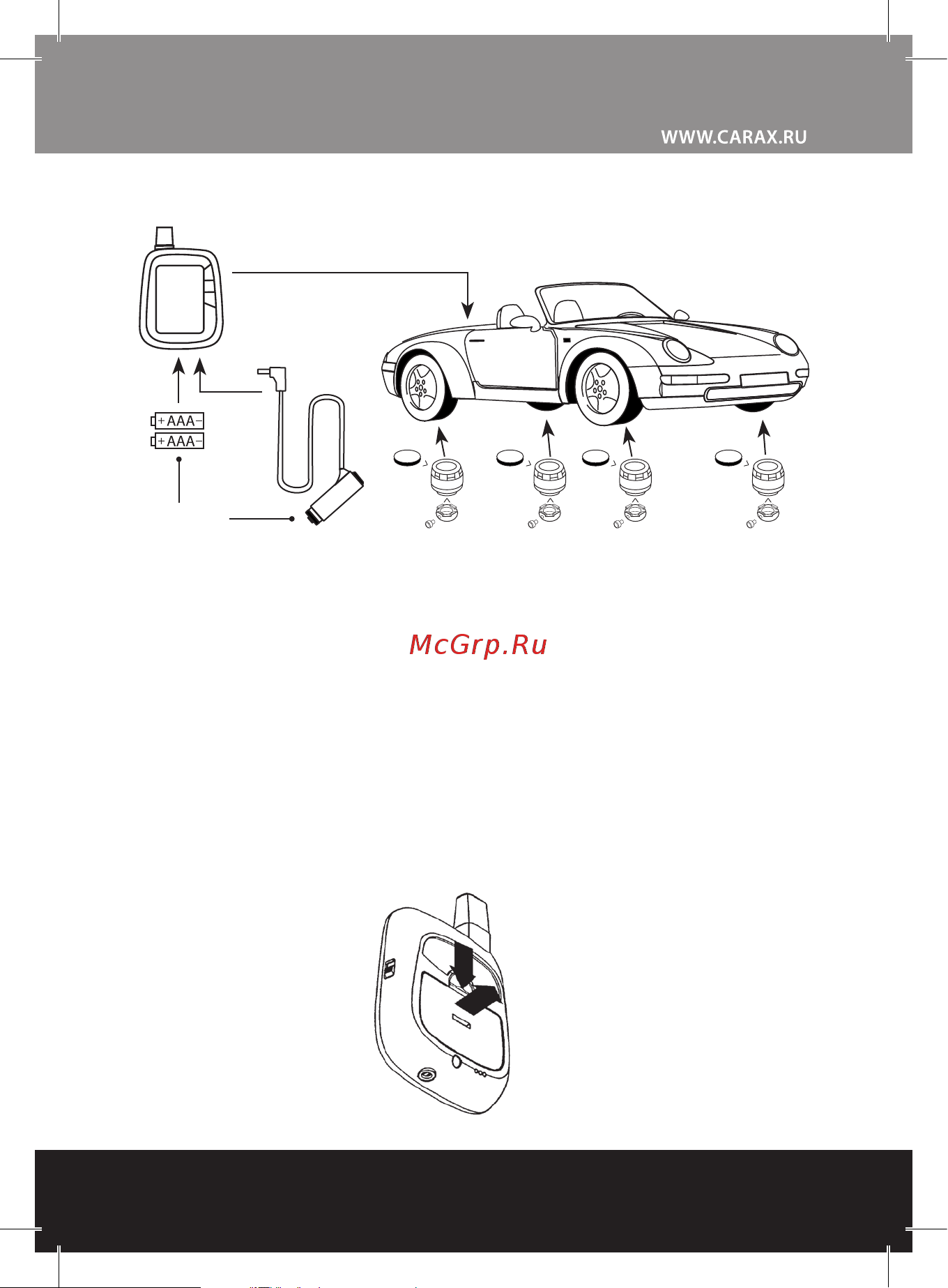 Carax TPMS CRX-1002 [9/32] Установка