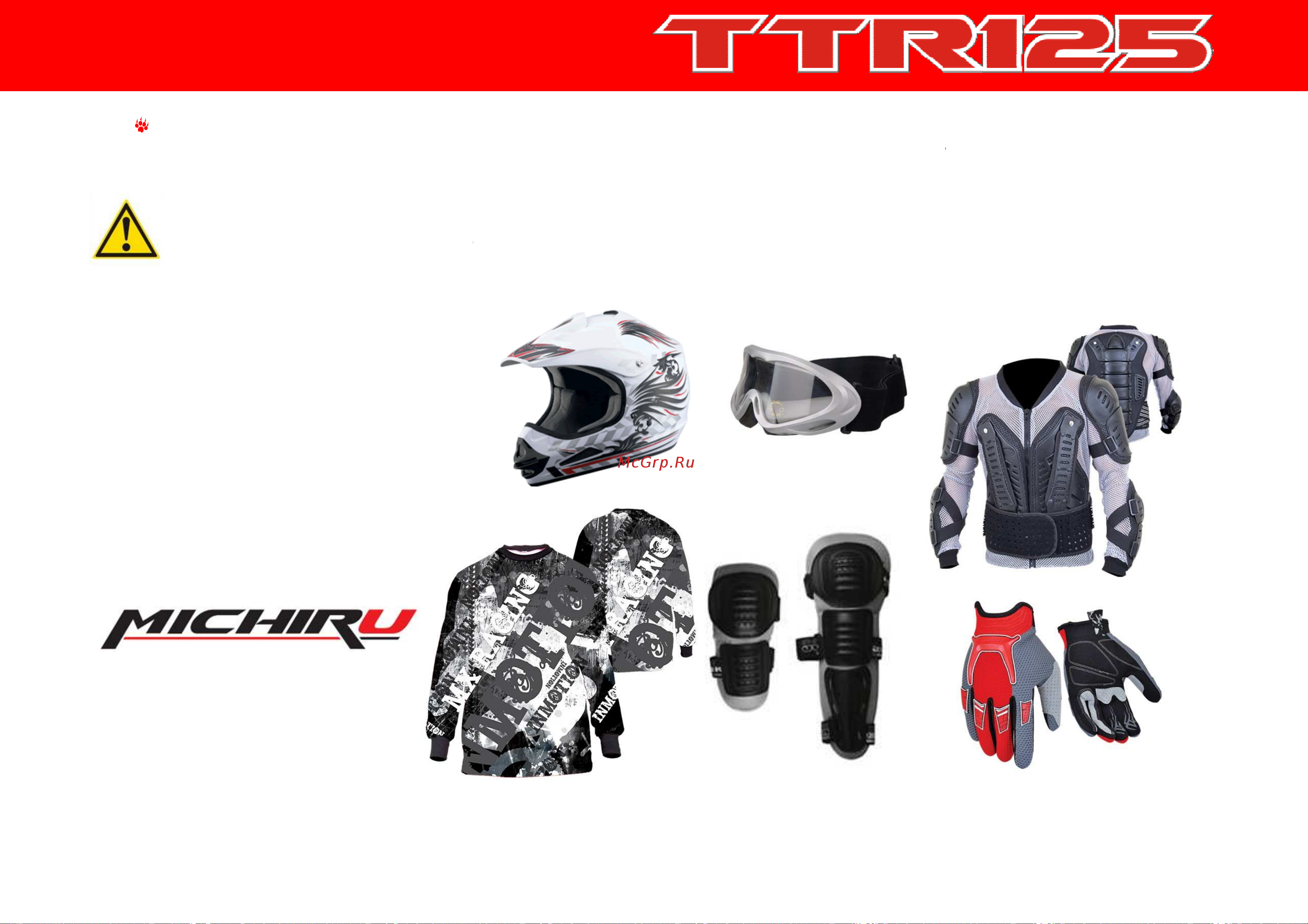 IRBIS MOTORS IRBIS TTR 125 [10/42] Техника безопасности