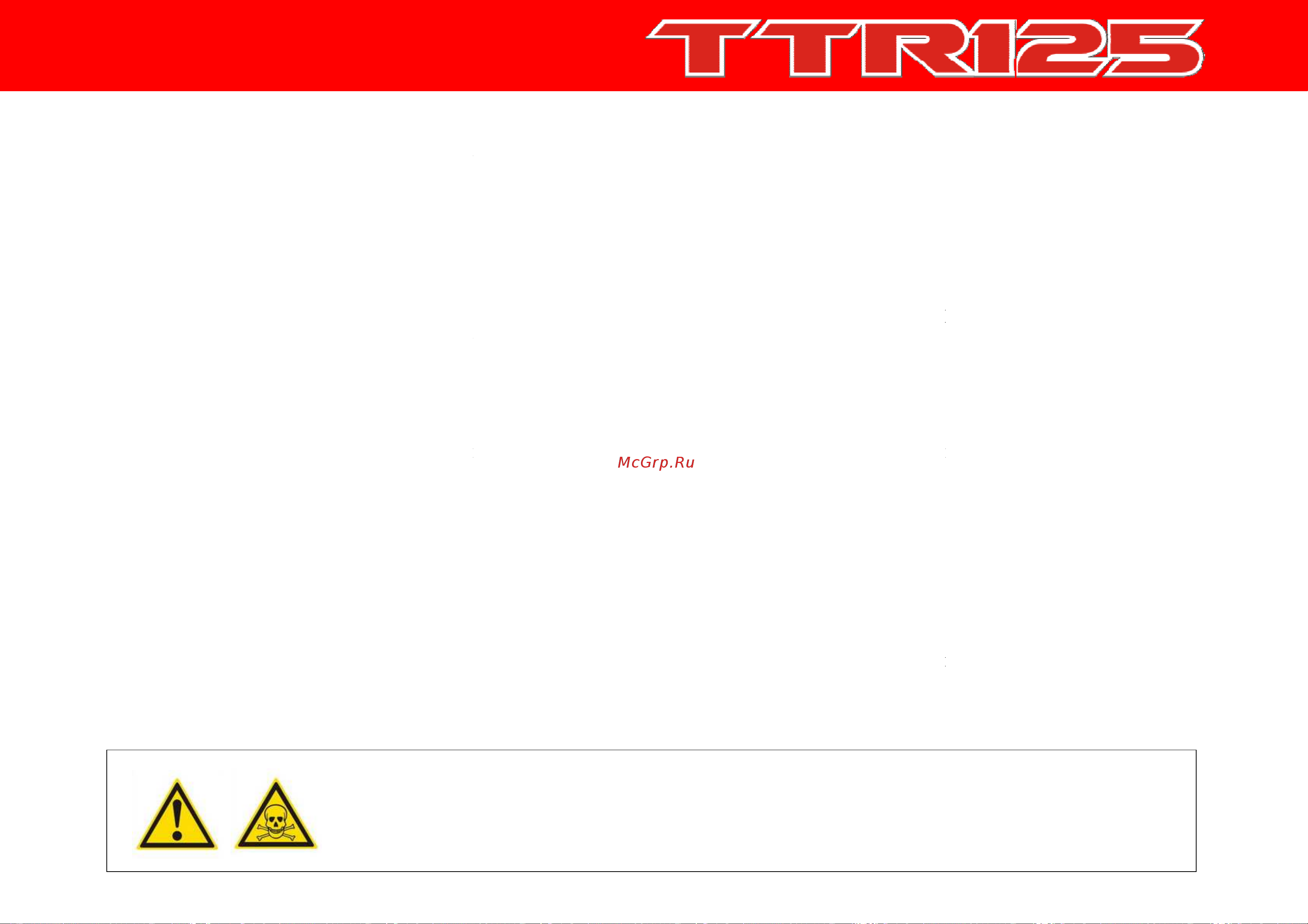 IRBIS MOTORS IRBIS TTR 125 [20/42] Управление мотоциклом