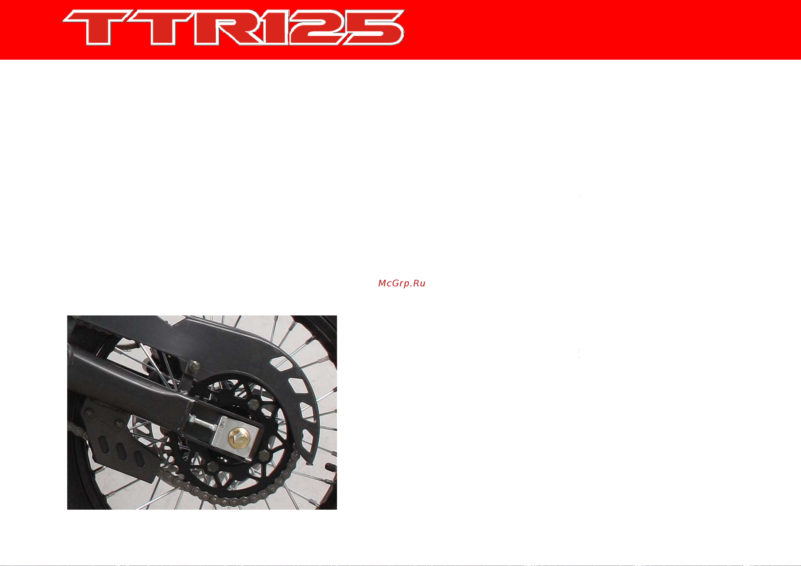 IRBIS MOTORS IRBIS TTR 125 [25/42] Периодическое обслуживание