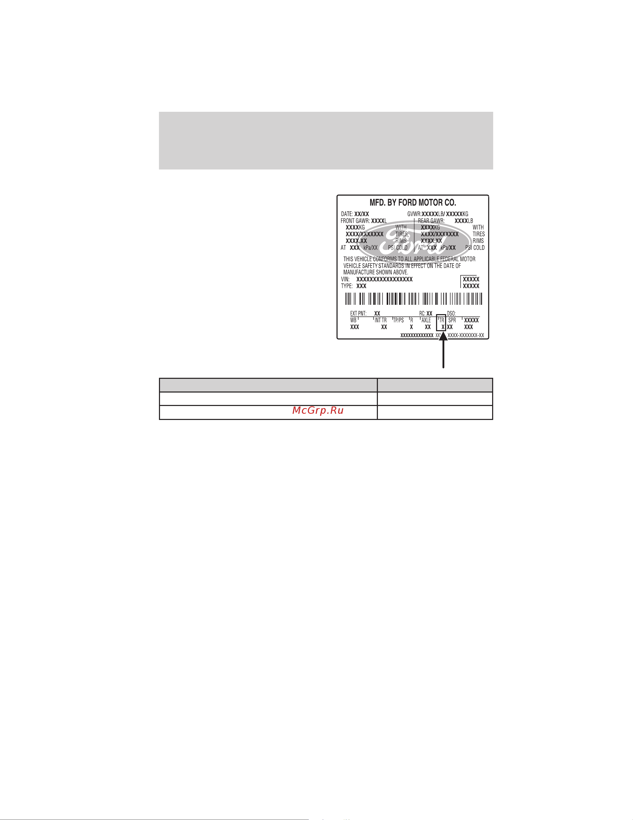 Lincoln MKS (2012) [352/384] Transmission code designations