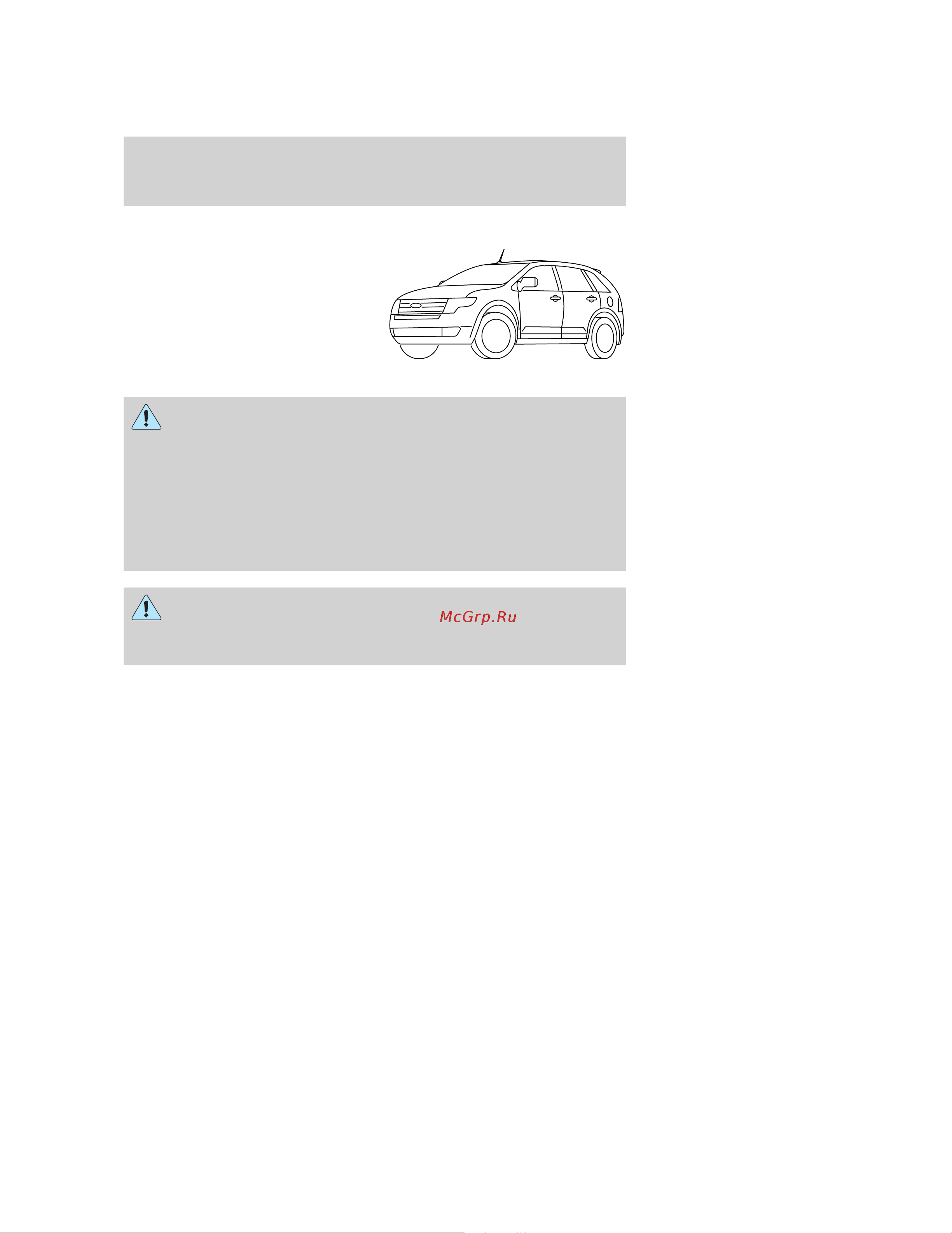 Lincoln MKX (2008) [184/328] Notice to crossover vehicle owners