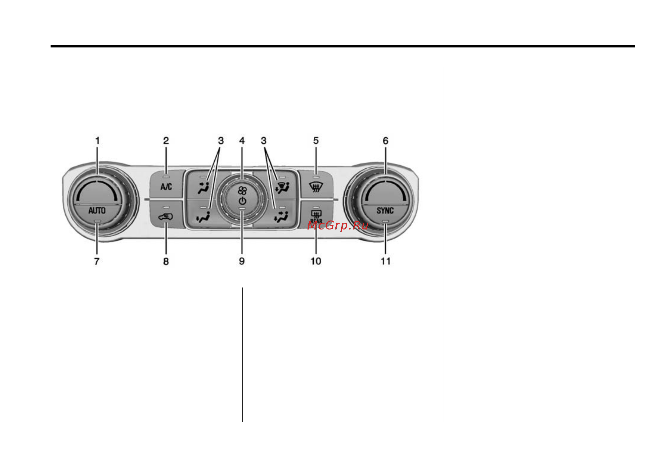 GMC SIERRA 1500 (2015) [260/537] Dual automatic climate control system