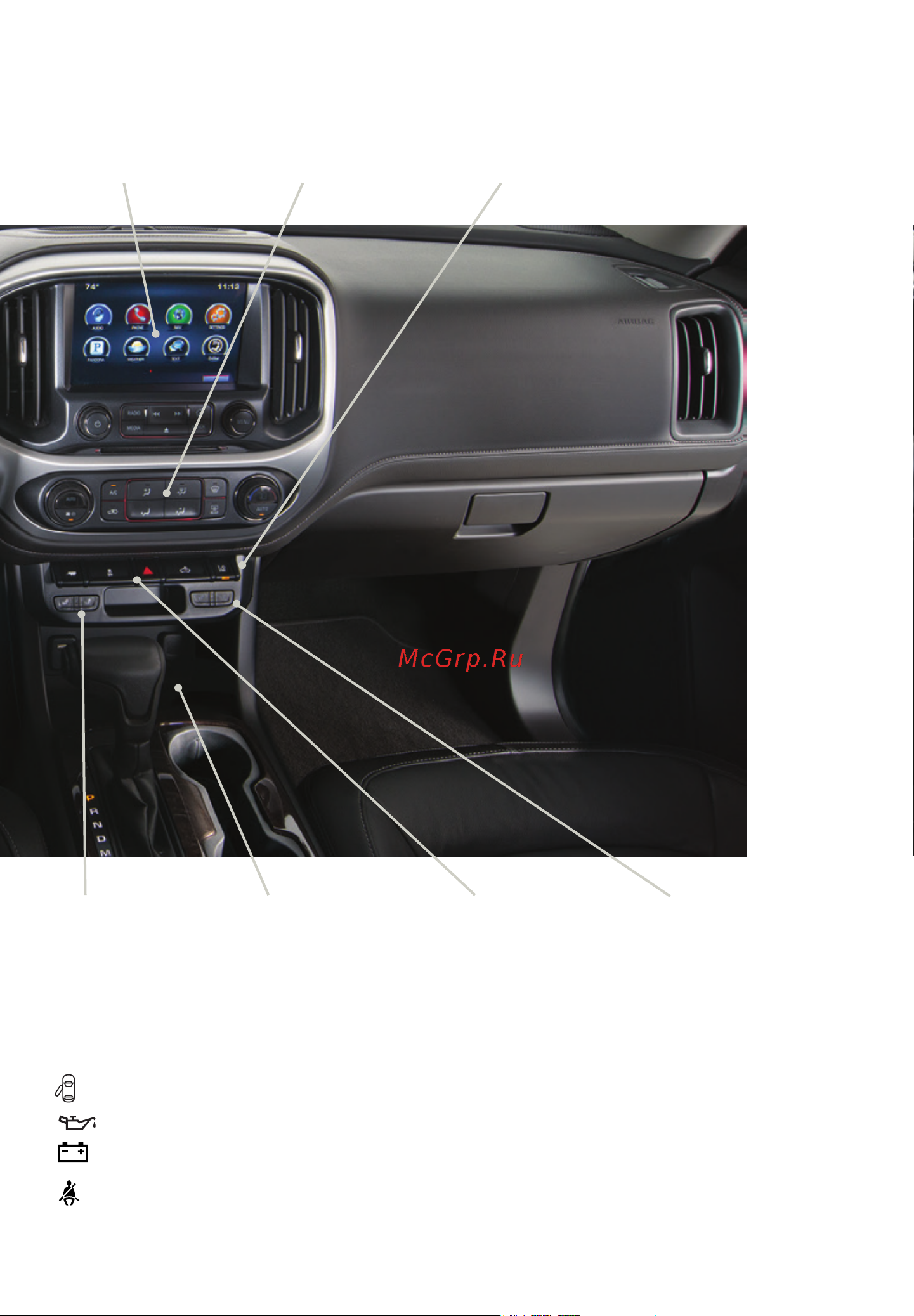 GMC CANYON (2015) UM [3/16] Oil pressure charging system