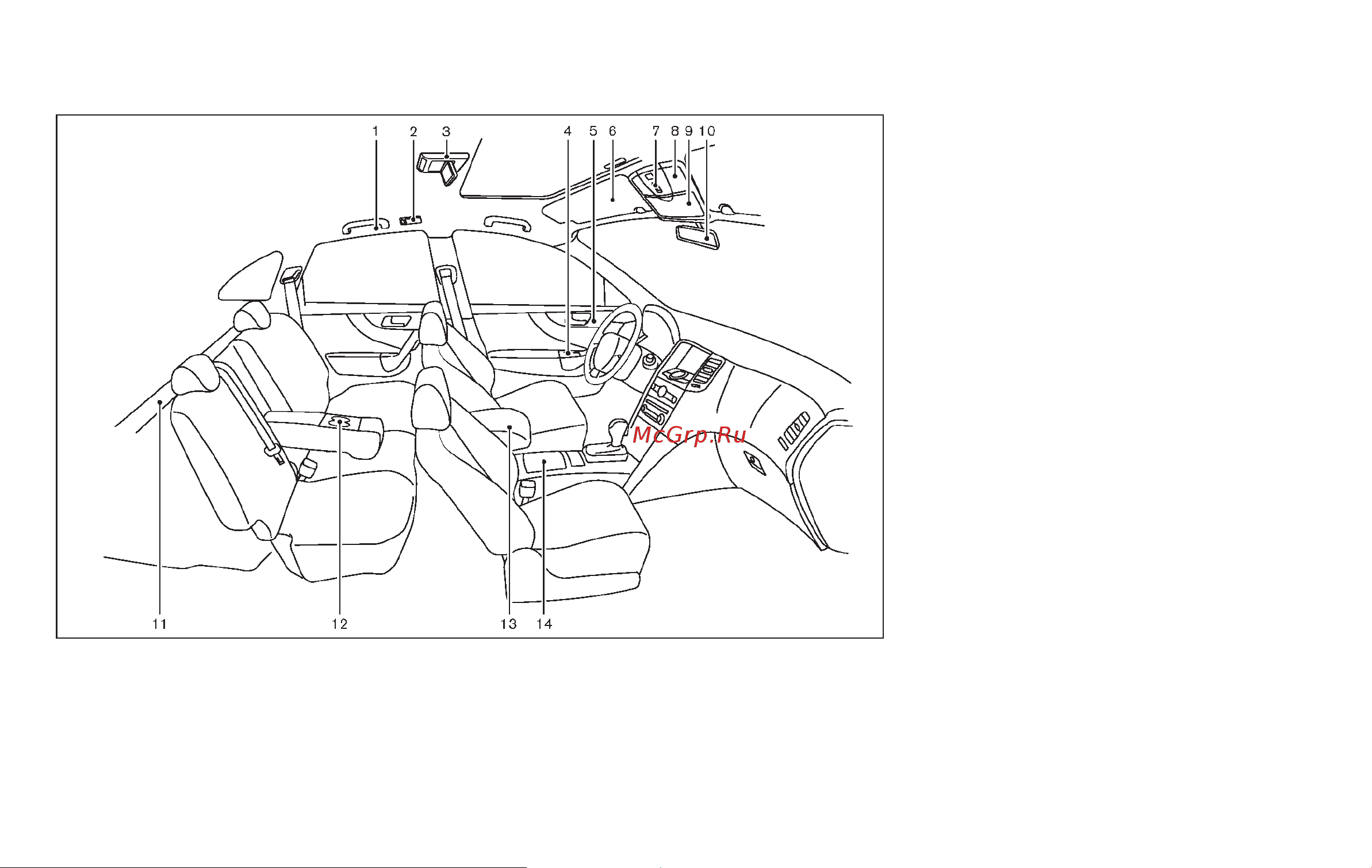 Infiniti FX35 (2009) [10/486] Passenger compartment