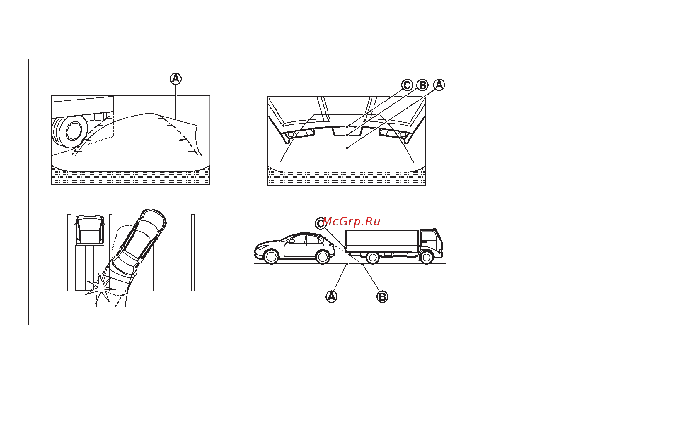 Infiniti FX35 (2009) [202/486] Camera aiding corner sonar function