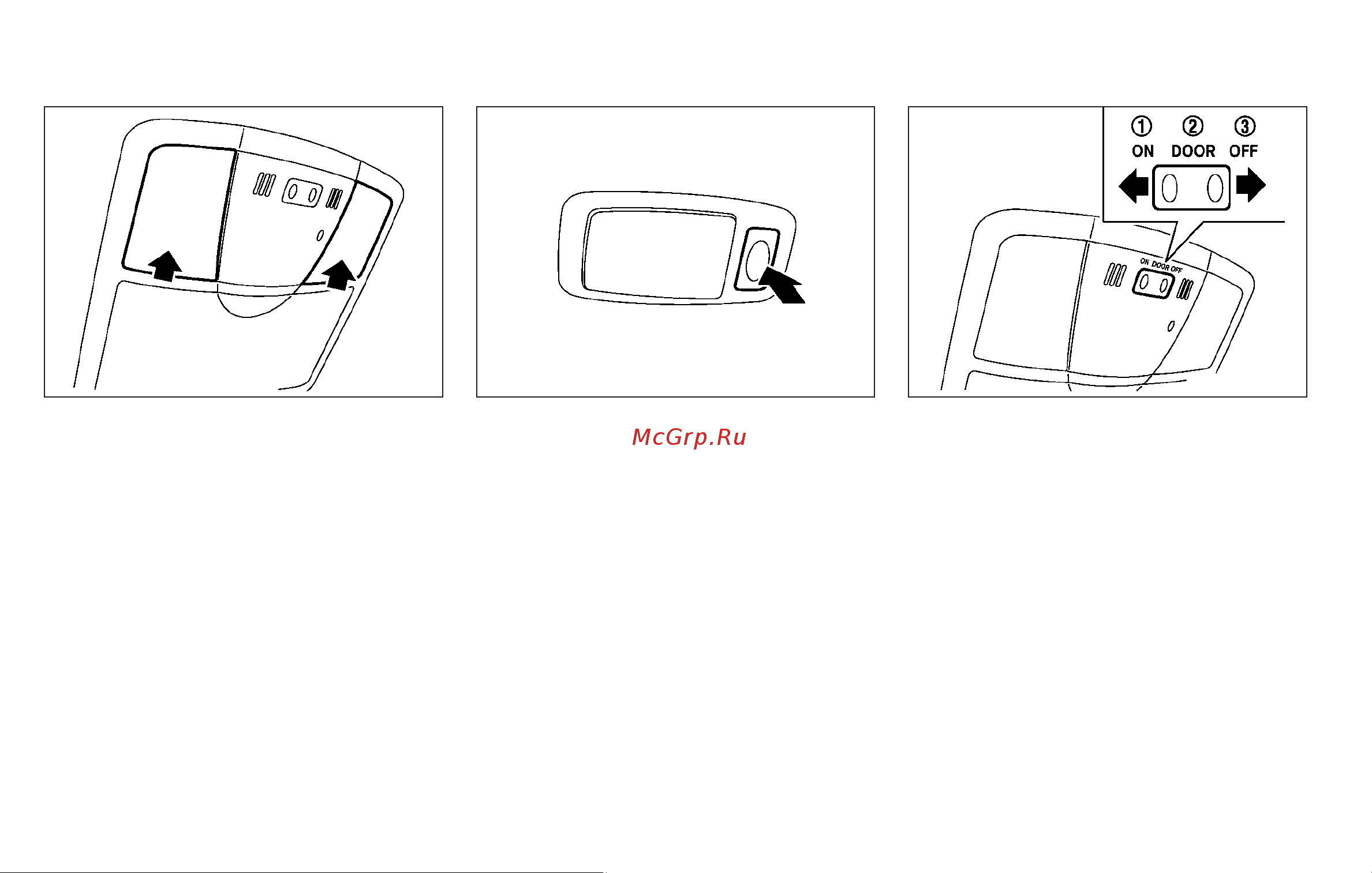 Infiniti FX35 (2010) [132/508] Interior light control switch