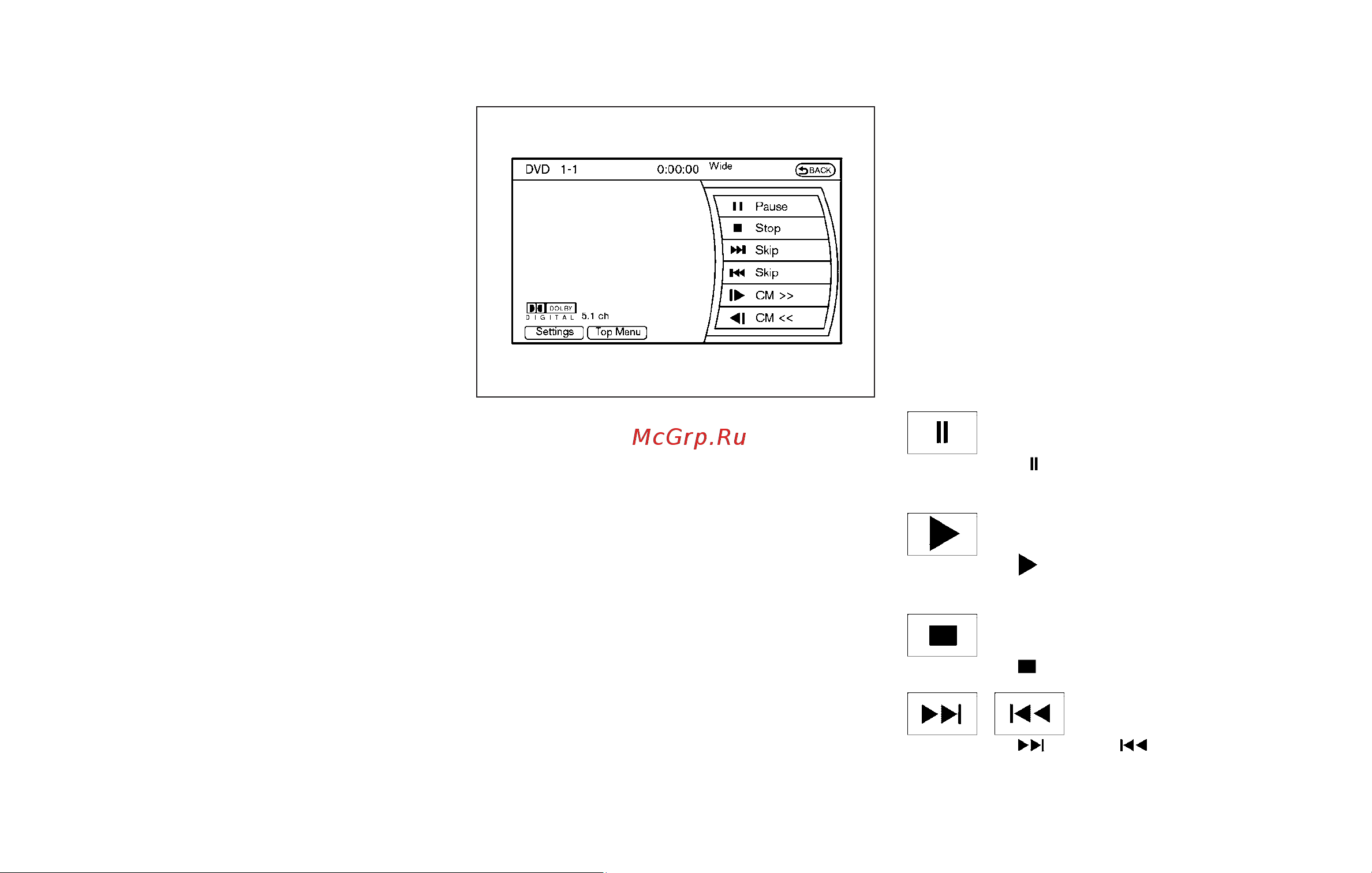 Infiniti FX35 (2010) [232/508] Display settings
