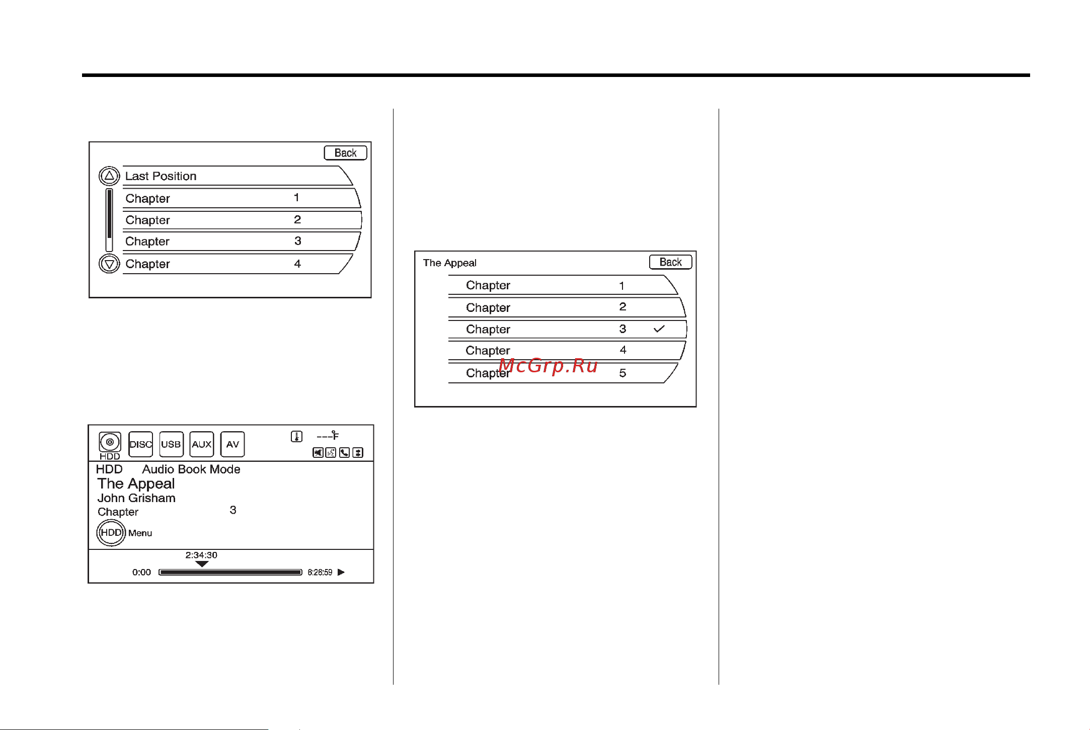 CADILLAC SRX (2012) [37/134] Auxiliary devices