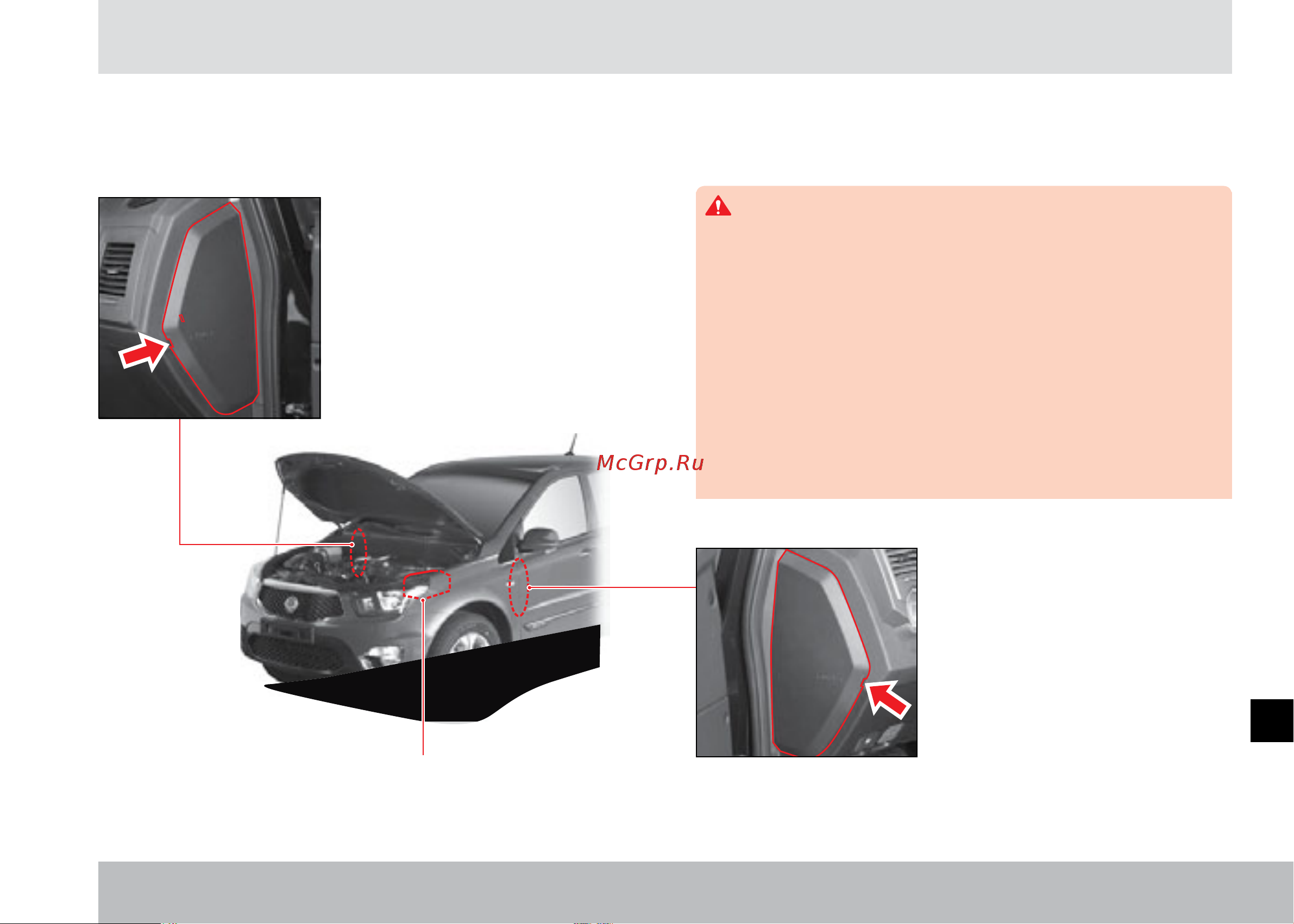 SSANGYONG Actyon Sports Q [283/321] Коробка реле и предохранителей прав