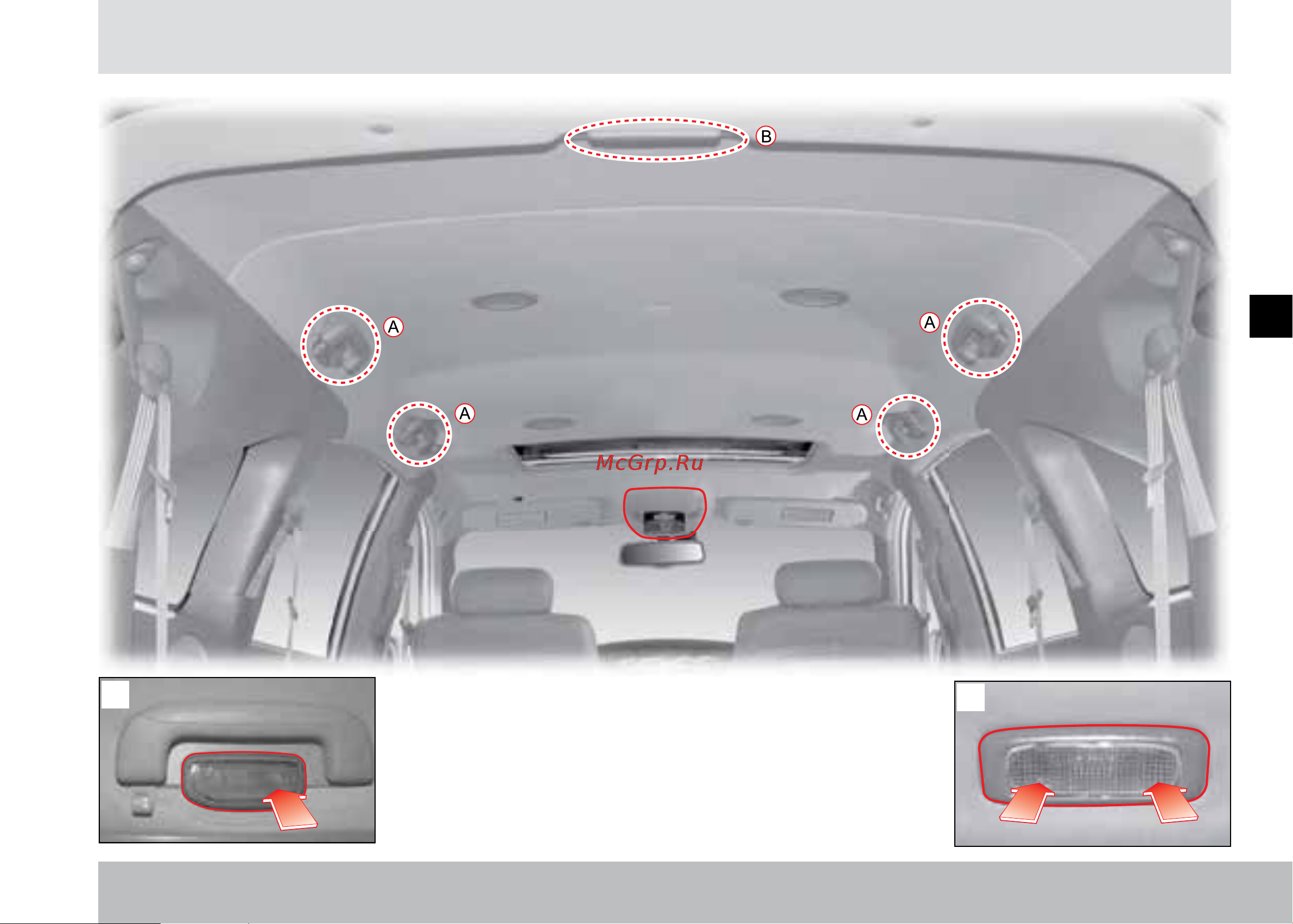 SSANGYONG Stavic [107/338] Светильники салона