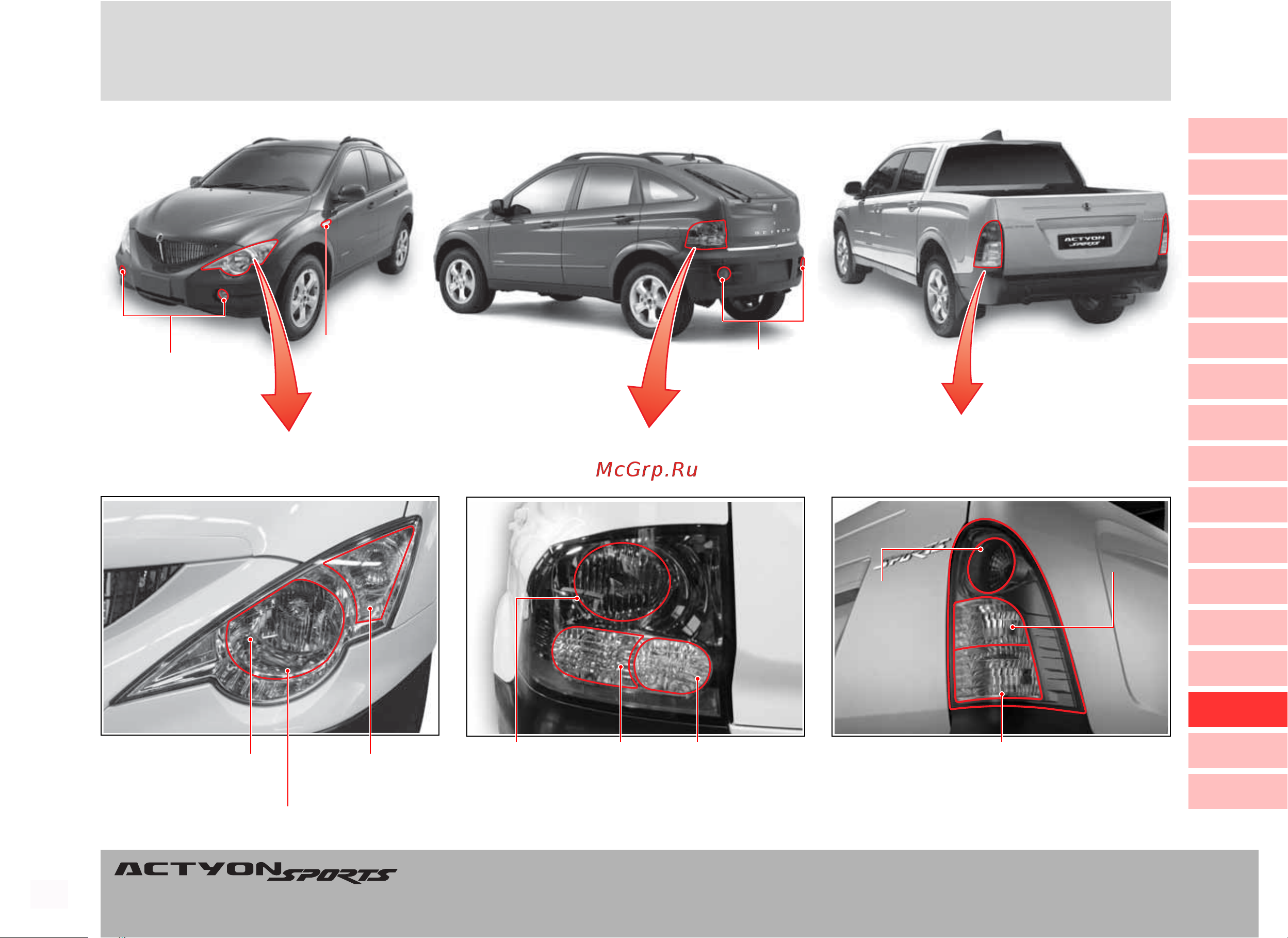 SSANGYONG Actyon (до 2010) [306/347] Ðàñïîëîæåíèå ëàìï íàðóæíîãî îñâåùåíèß ðàñïîëîæåíèå ëàìï íàðóæíîãî îñâåùåíèß ðàñïîëîæåíèå ëàìï íàðóæíîãî îñâåùåíèß ðàñïîëîæåíèå ëàìï íàðóæíîãî îñâåùåíèß ðàñïîëîæåíèå ëàìï íàðóæíîãî îñâåùåíèß