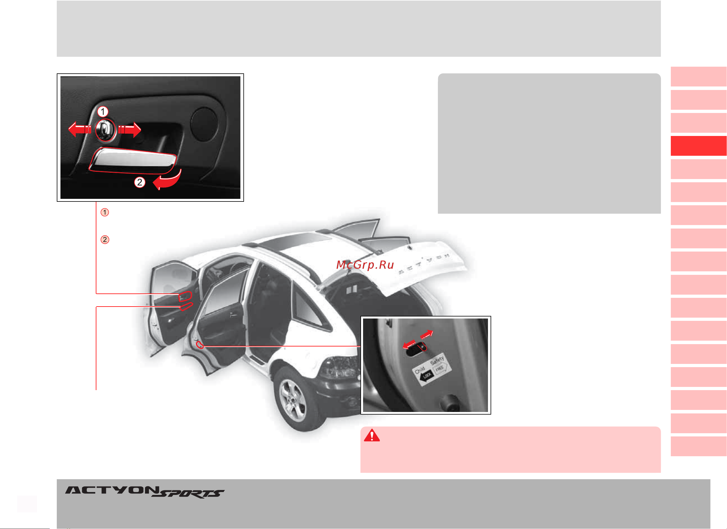 SSANGYONG Actyon Sports (2010-2011) [50/347] Äâåðè äâåðè äâåðè äâåðè äâåðè