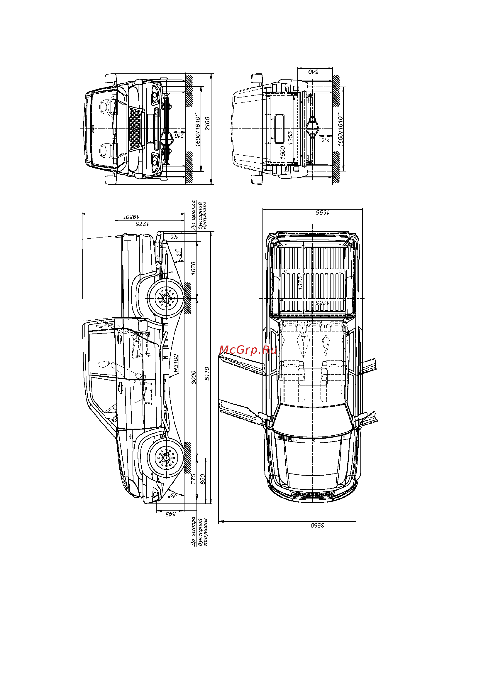 УЛЬЯНОВСКИЙ АВТОМОБИЛЬНЫЙ ЗАВОД (УАЗ) UAZ CARGO (Евро-4) (2012) Руководство по эксплуатации онлайн [11/188] 778296